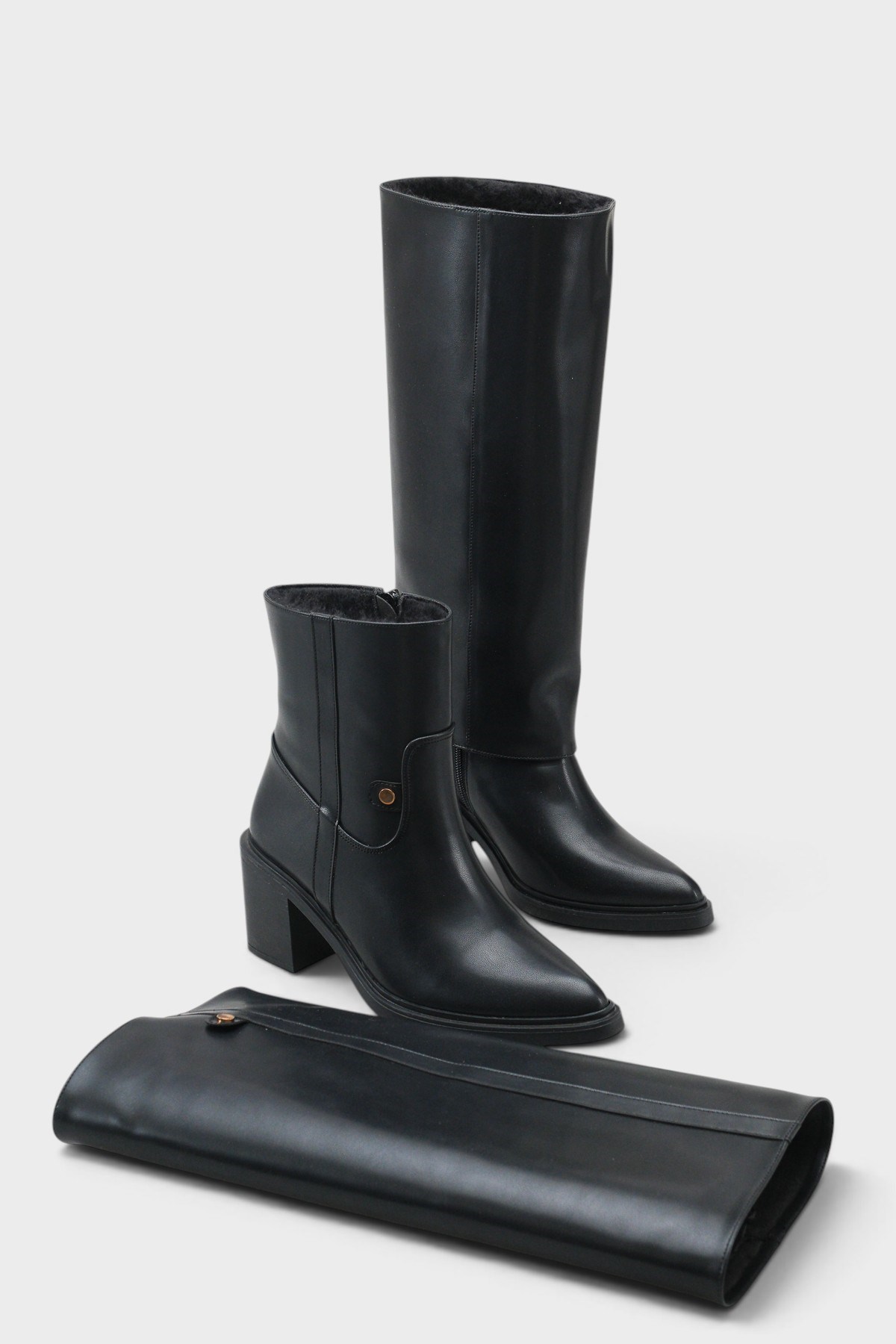 Capone Outfitters K108 Women Black Boot