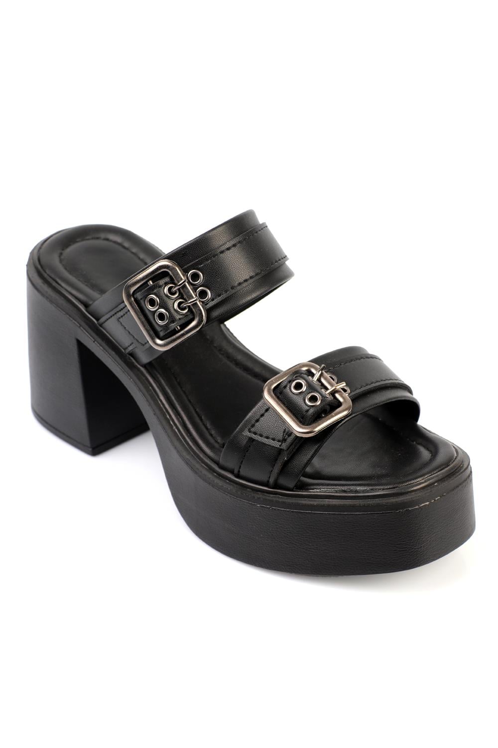 Capone Outfitters K710 Women Black Sandal