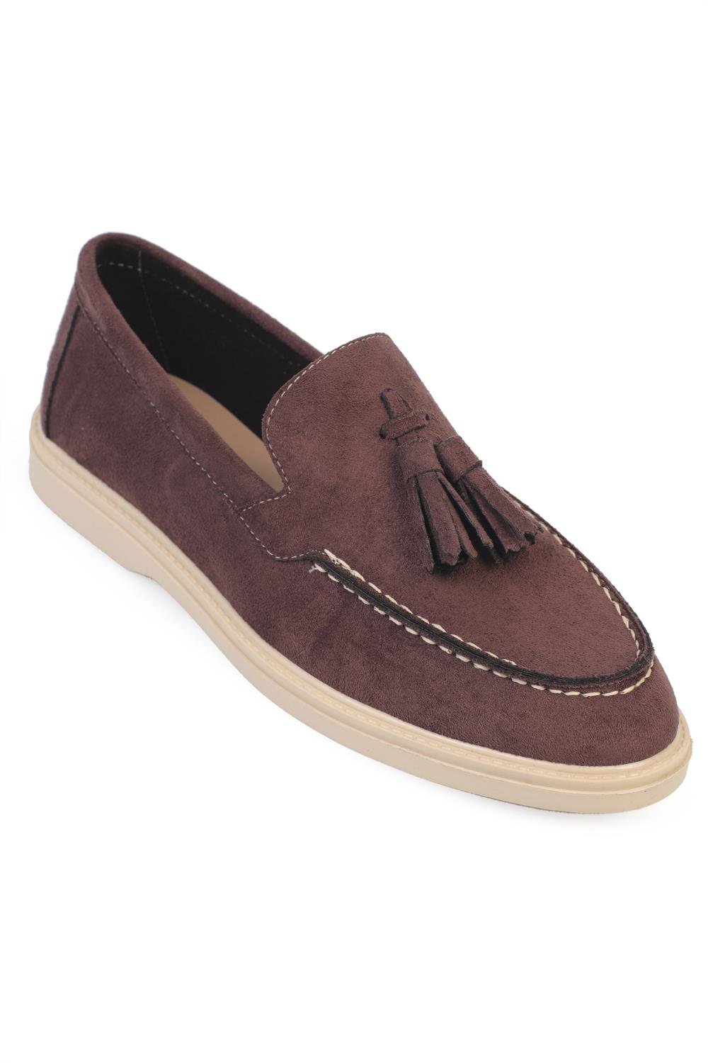 Capone Outfitters L001 Women Sued Brown Loafer