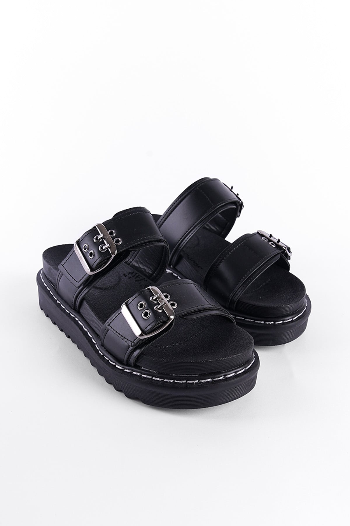 Capone Outfitters M092 Women Black Sandal