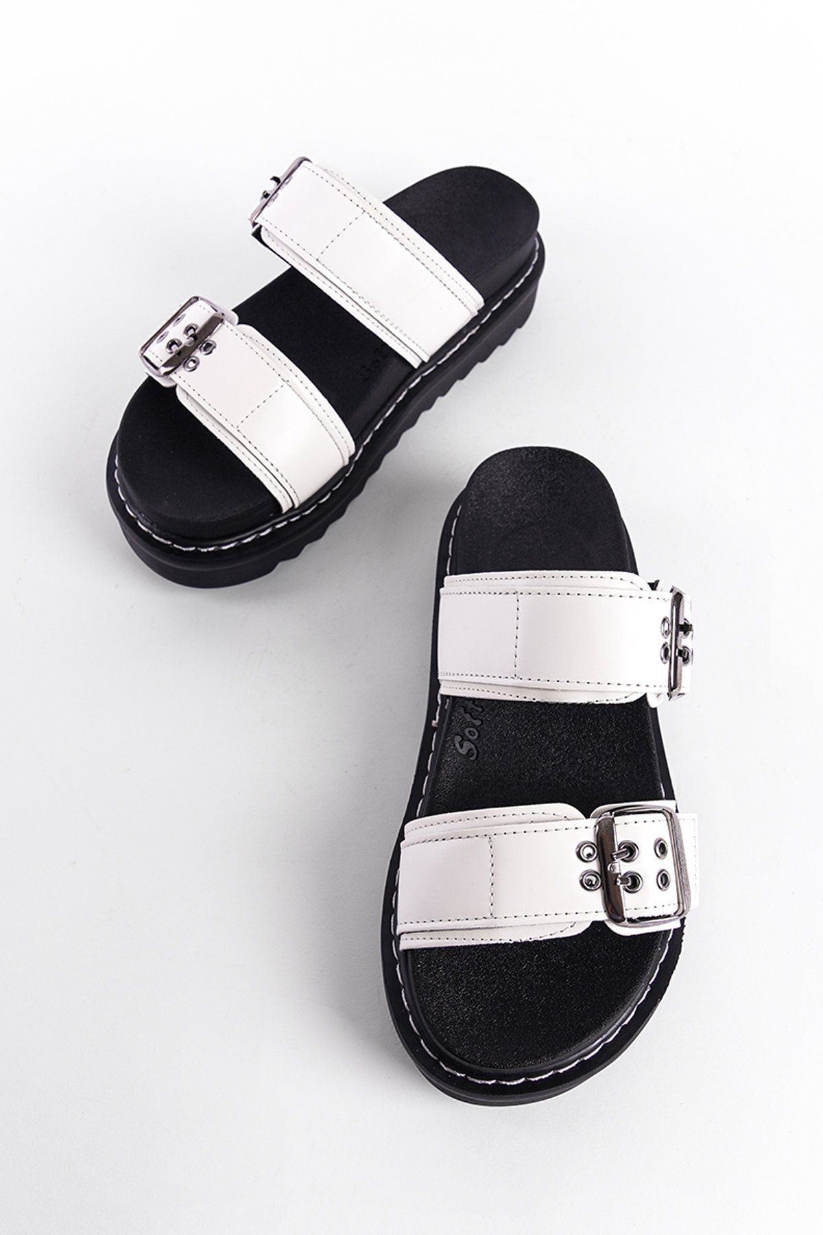 Capone Outfitters M092 Women White Sandal