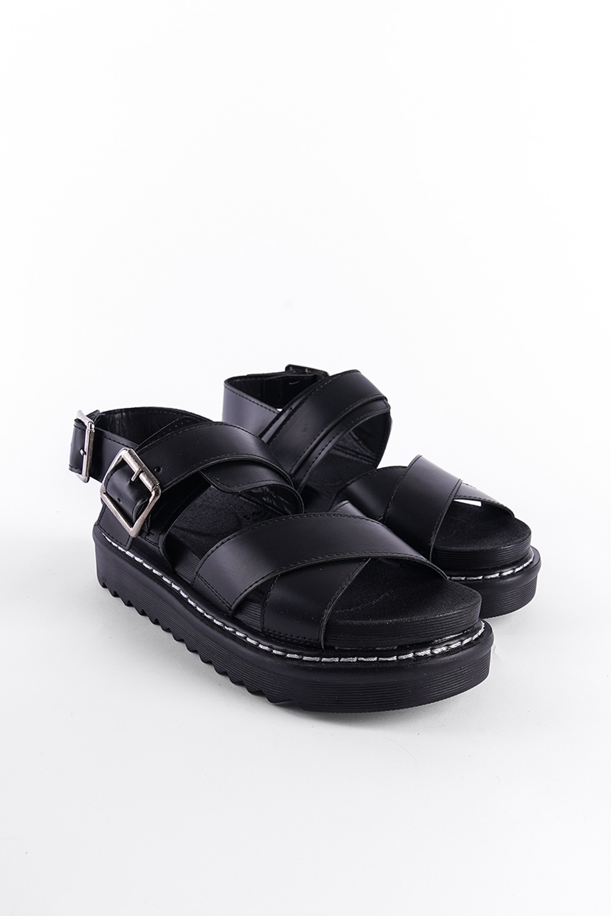 Capone Outfitters M095 Women Black Sandal