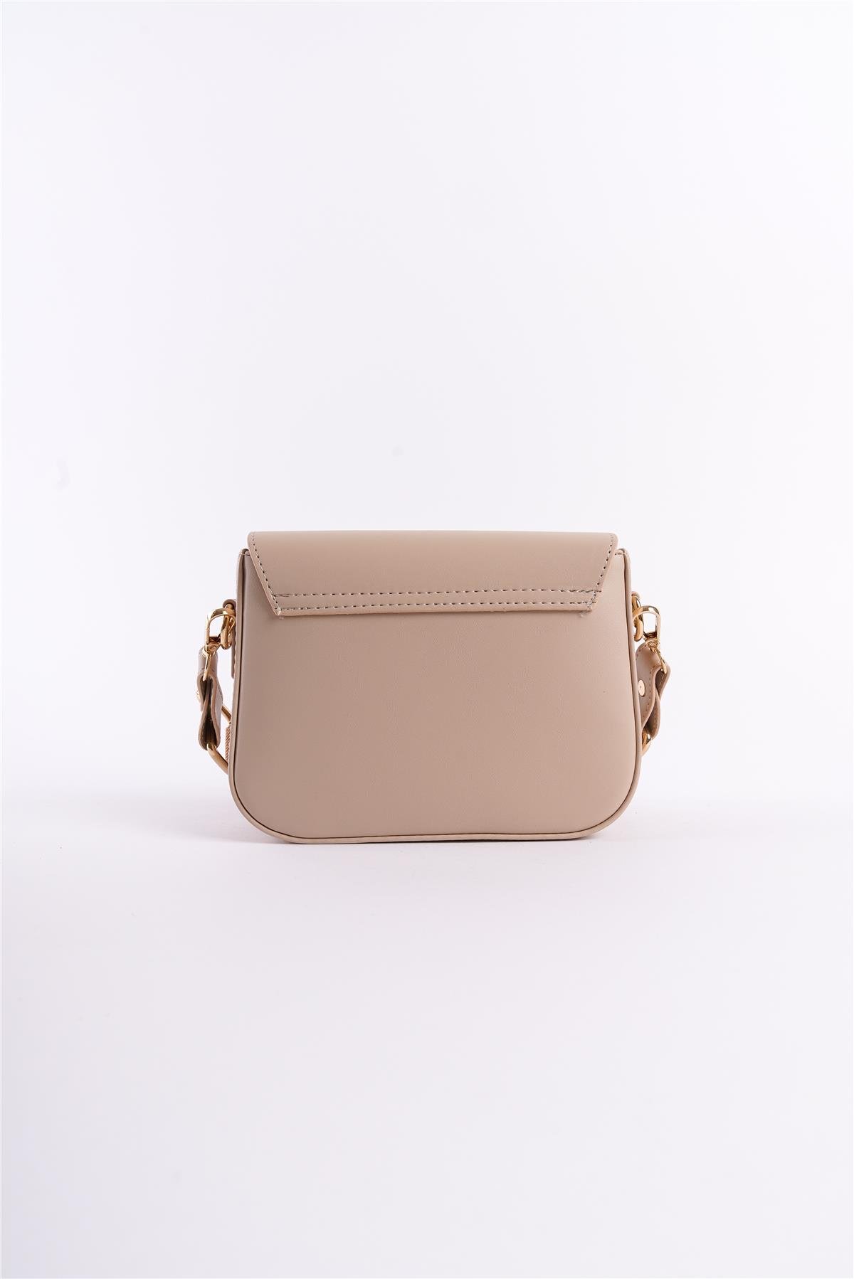 Capone Outfitters MRA01 Women Beige Crossbody Bag