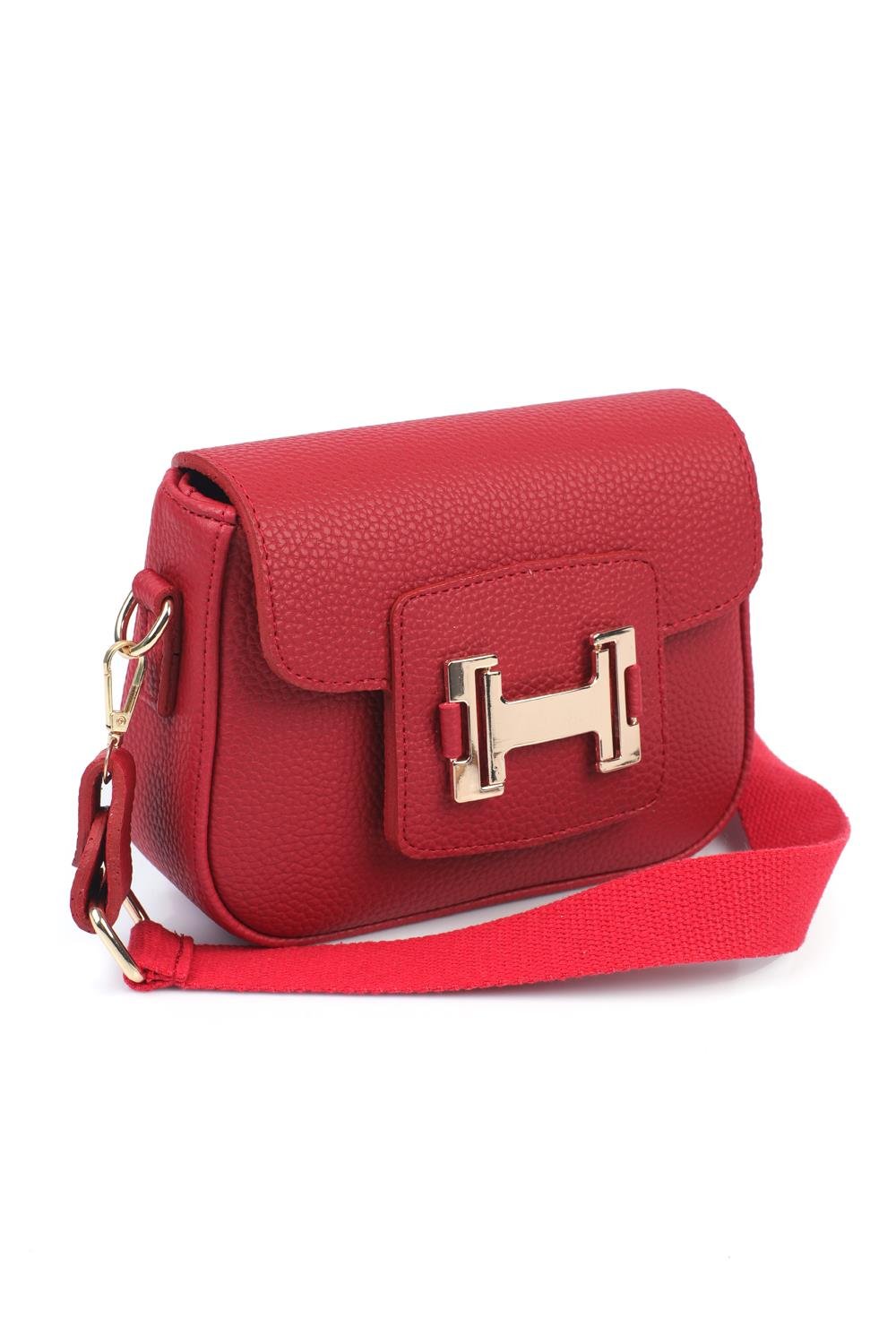 Capone Outfitters MRA01 Women Red Crossbody Bag