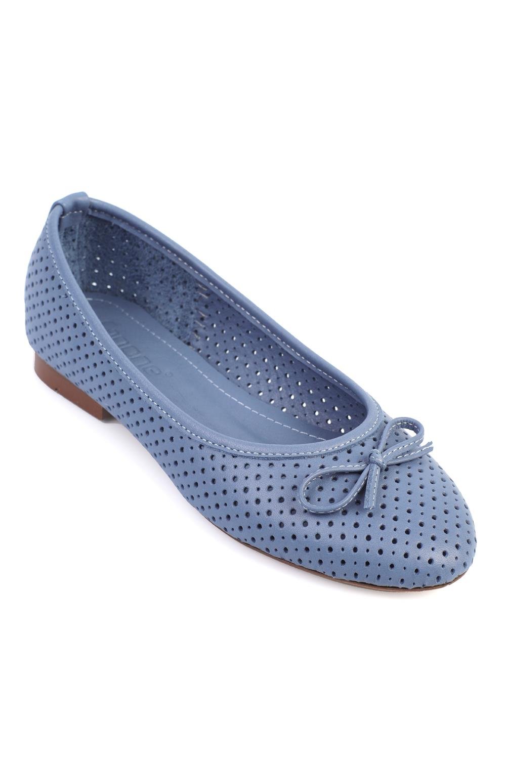 Capone Outfitters N99 Women Denim Blue Ballerina