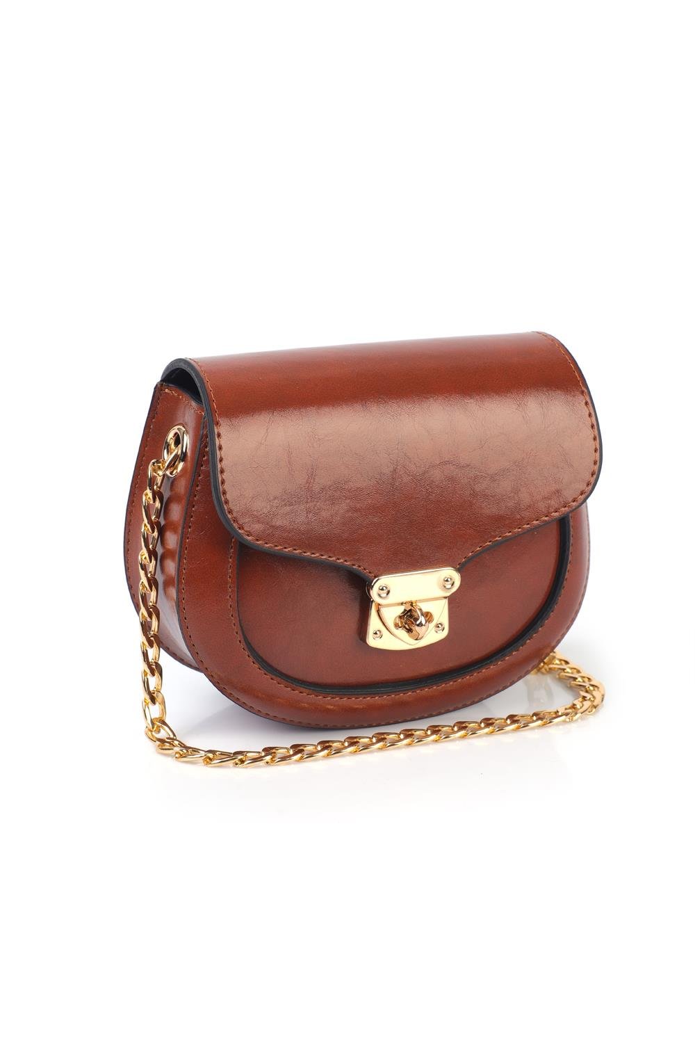 Capone Outfitters PLG01 Women Tan Shoulder Bag