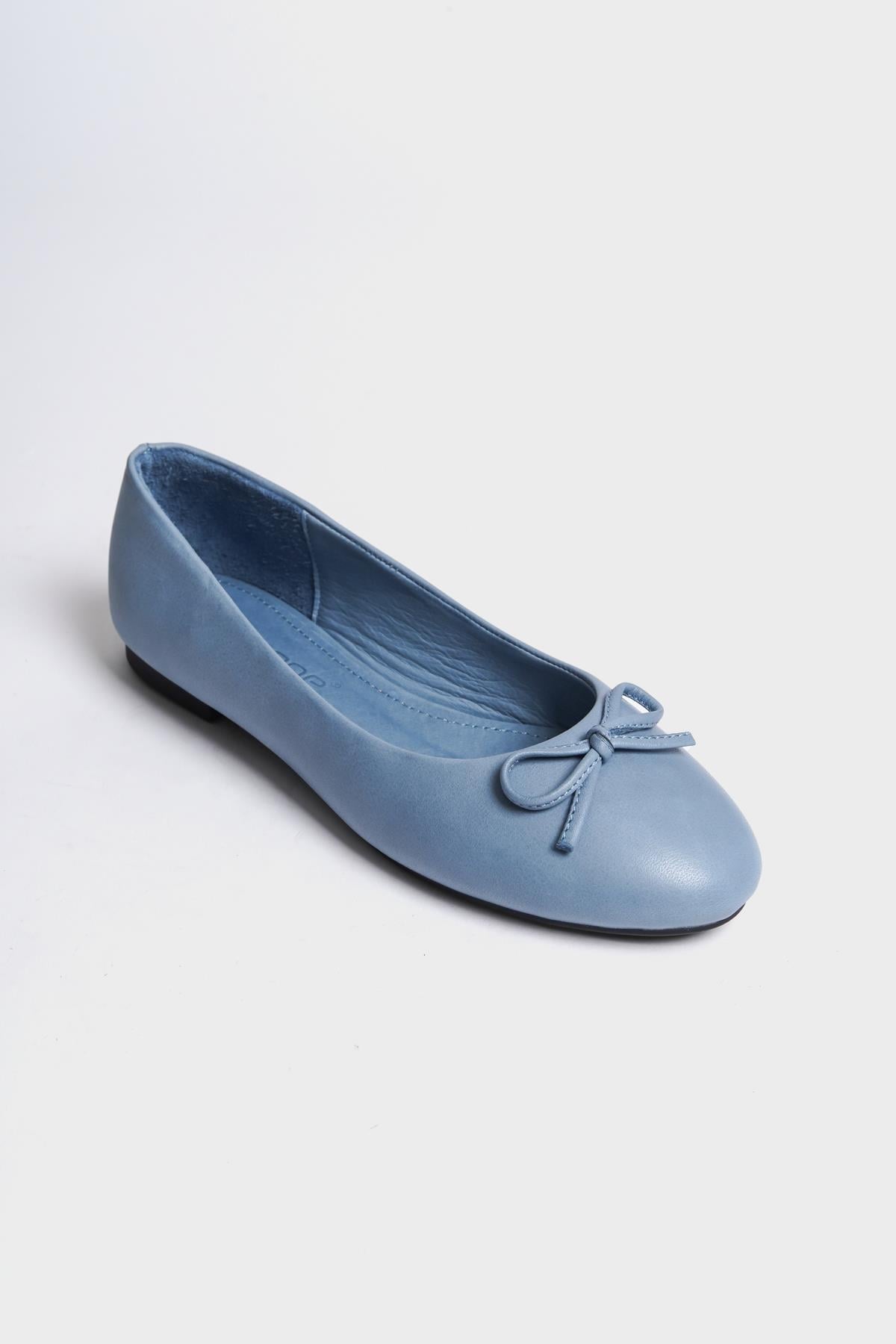 Capone Outfitters S01 Women Denim Blue Ballerina