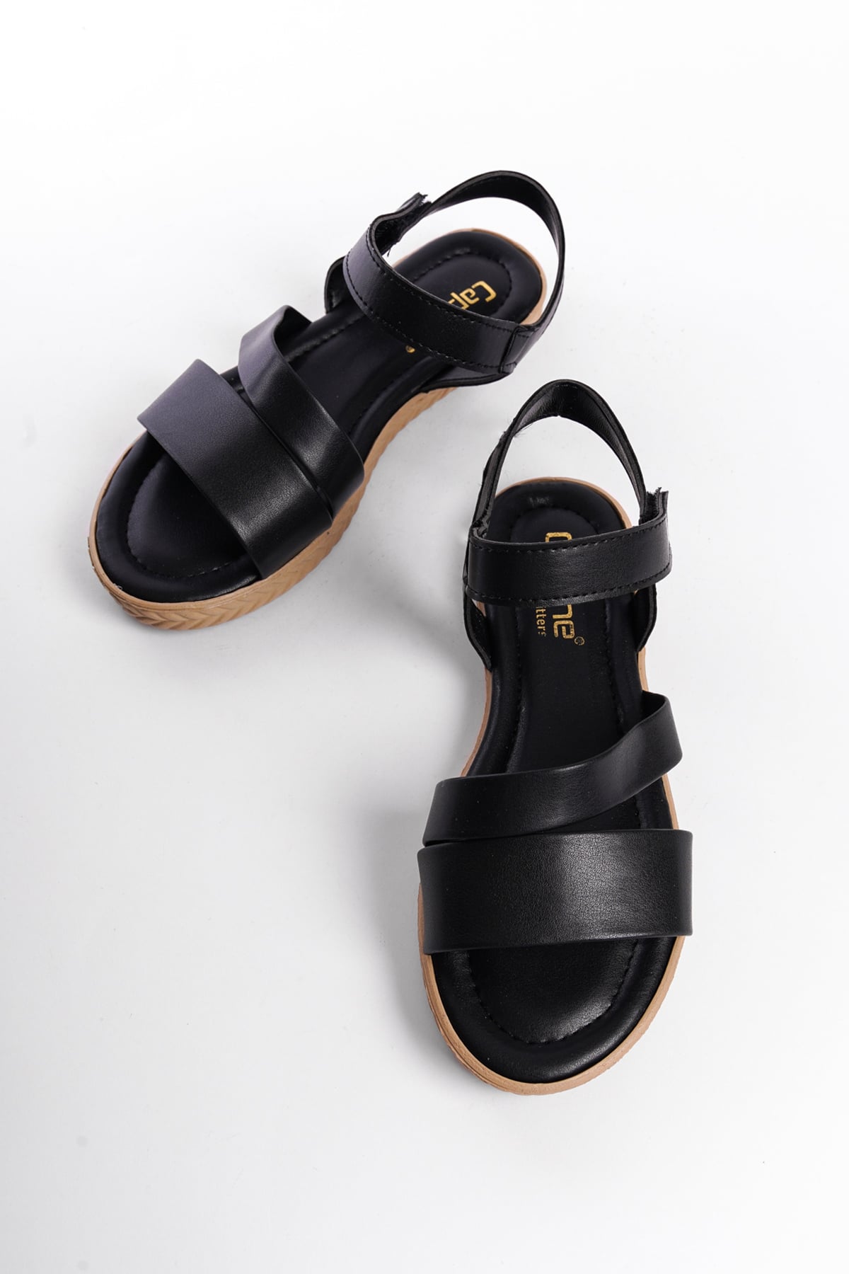 Capone Outfitters S502 Women Black Sandal