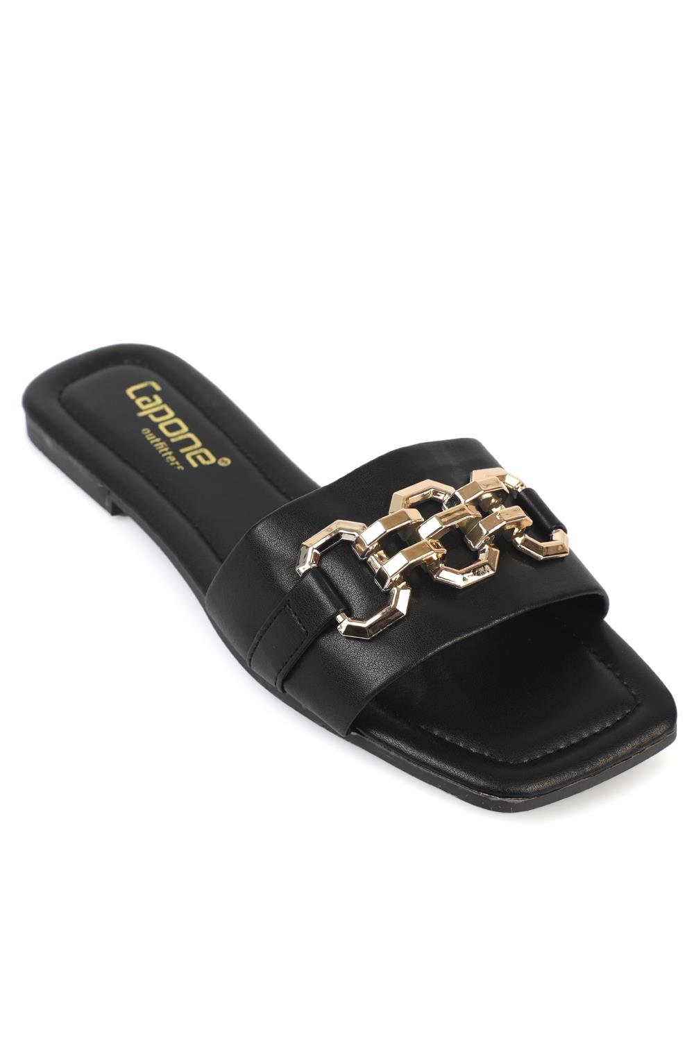 Capone Outfitters SH52 Women Black Sandal