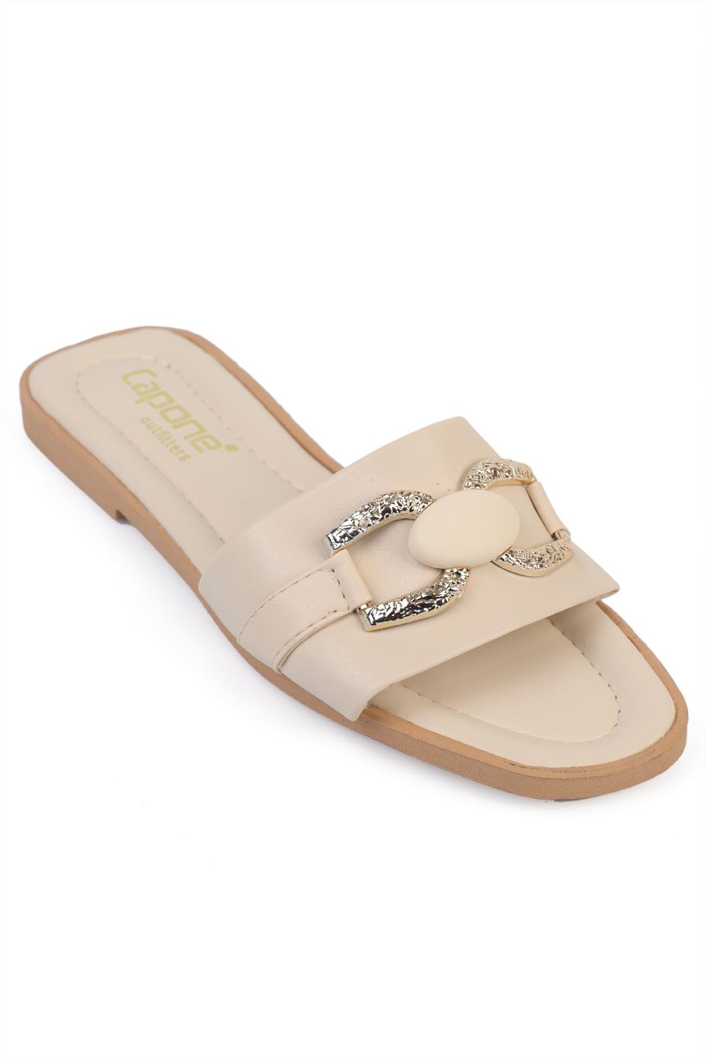 Capone Outfitters SH53 Women Beige Sandal