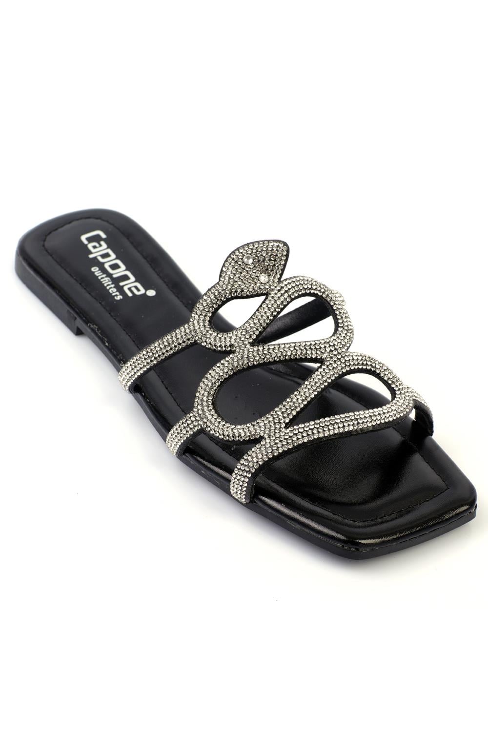 Capone Outfitters SH57 Women Black Sandal