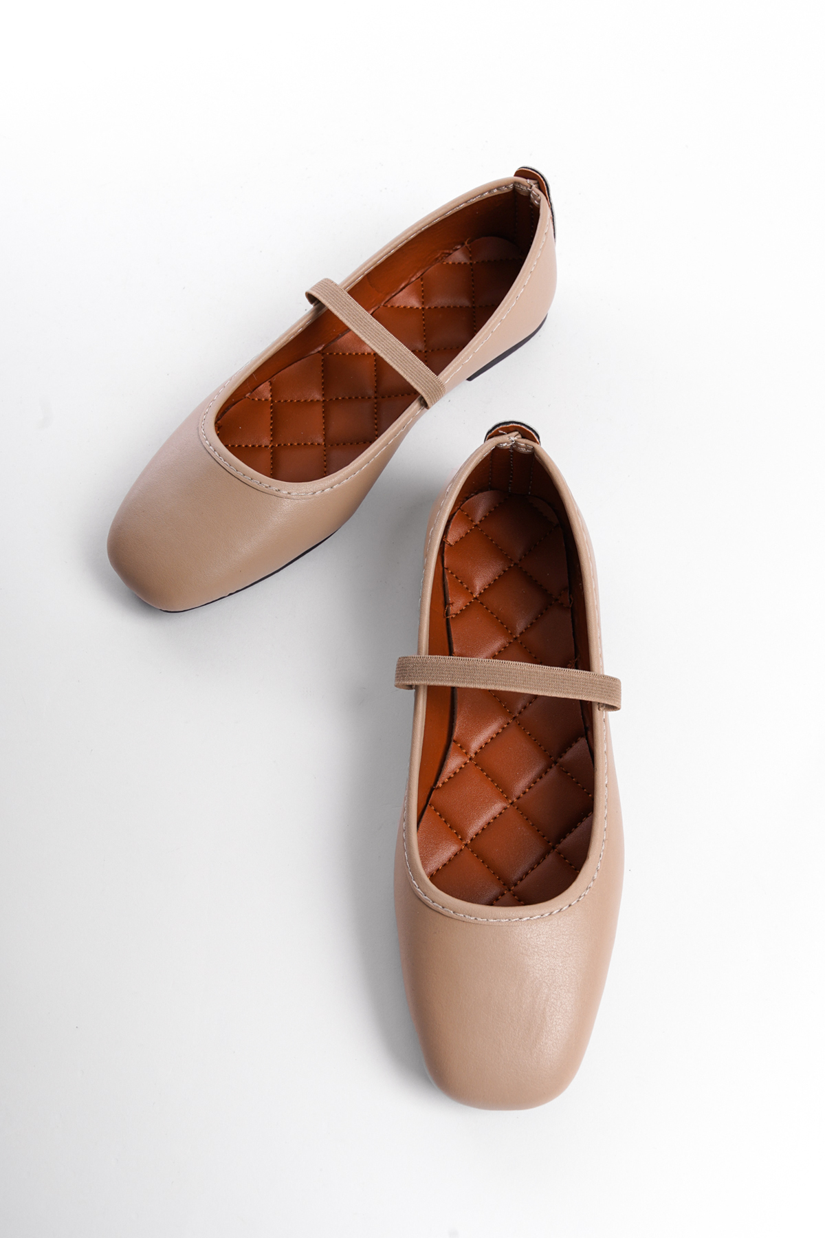 Capone Outfitters SRR02 Women Beige Ballerina