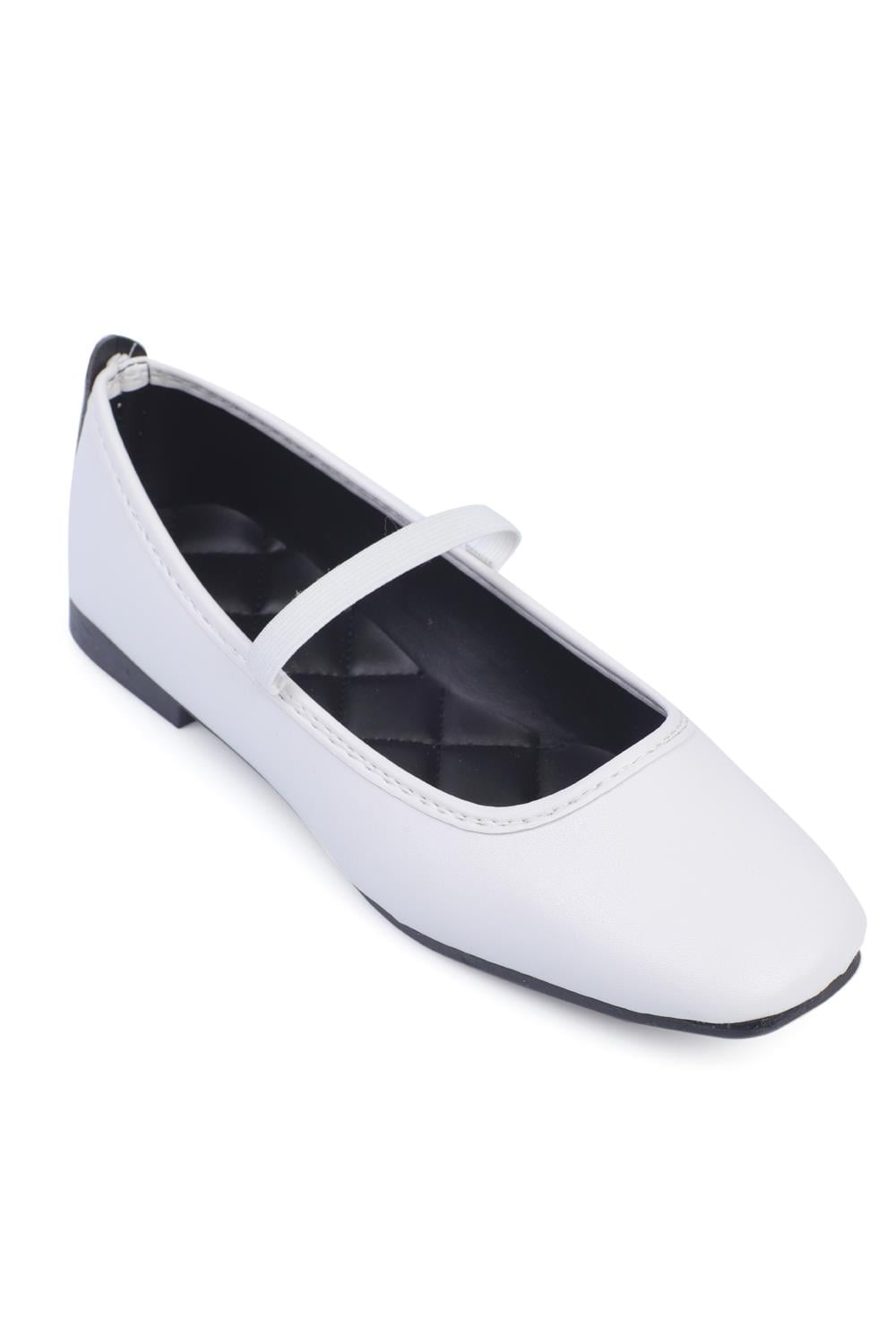 Capone Outfitters SRR02 Women White Ballerina
