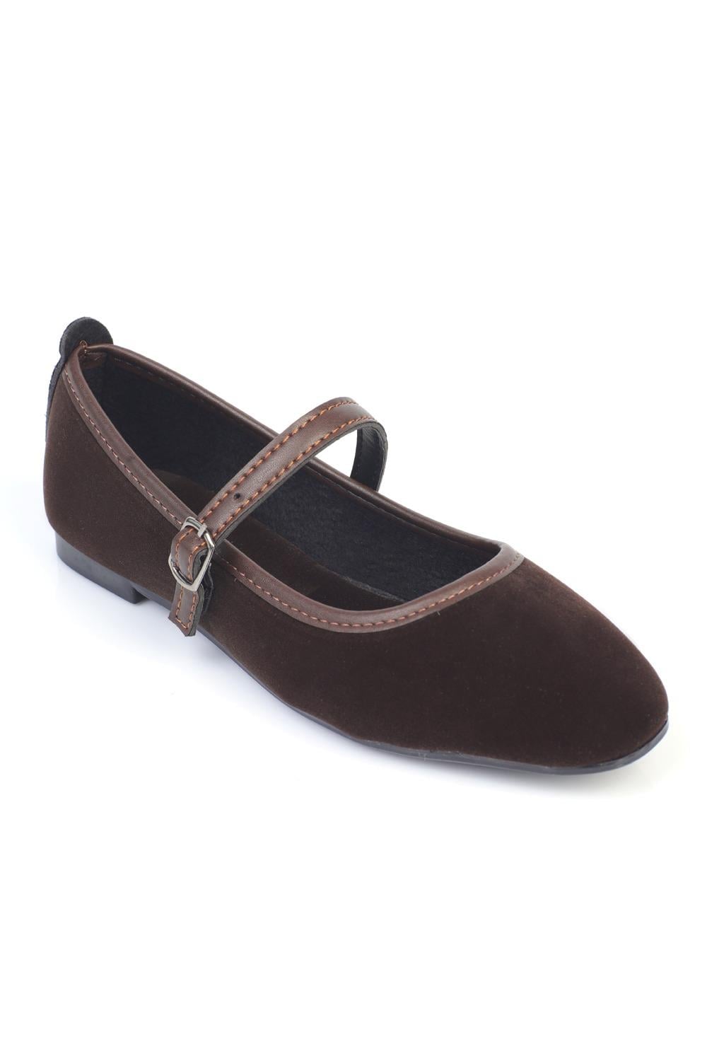 Capone Outfitters TK01 Women Brown Ballerina