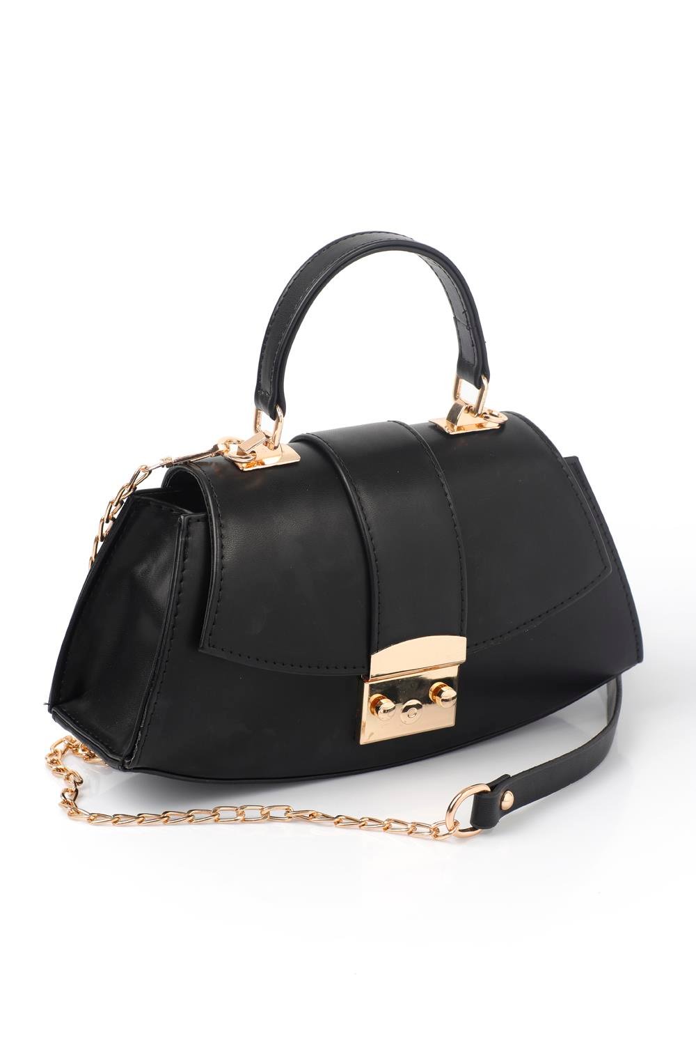 Capone Outfitters TRN01 Women Black Hand Bag