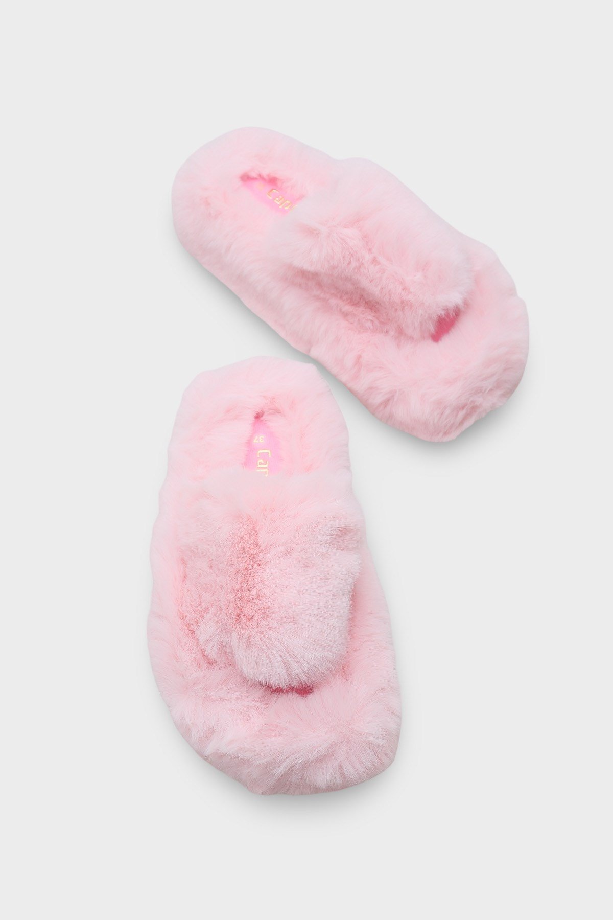 Capone Outfitters Women Powder Plush Wool Lined Indoor Slippers