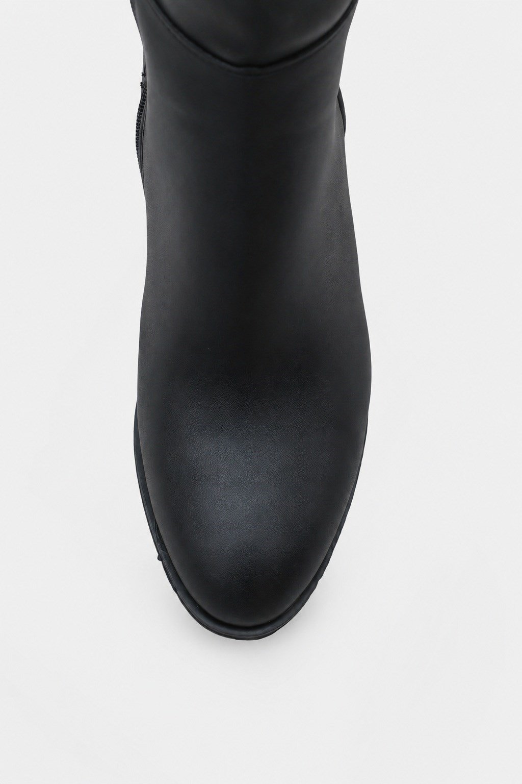 Capone Oval Toe Side Zipper Heeled Woman Boots