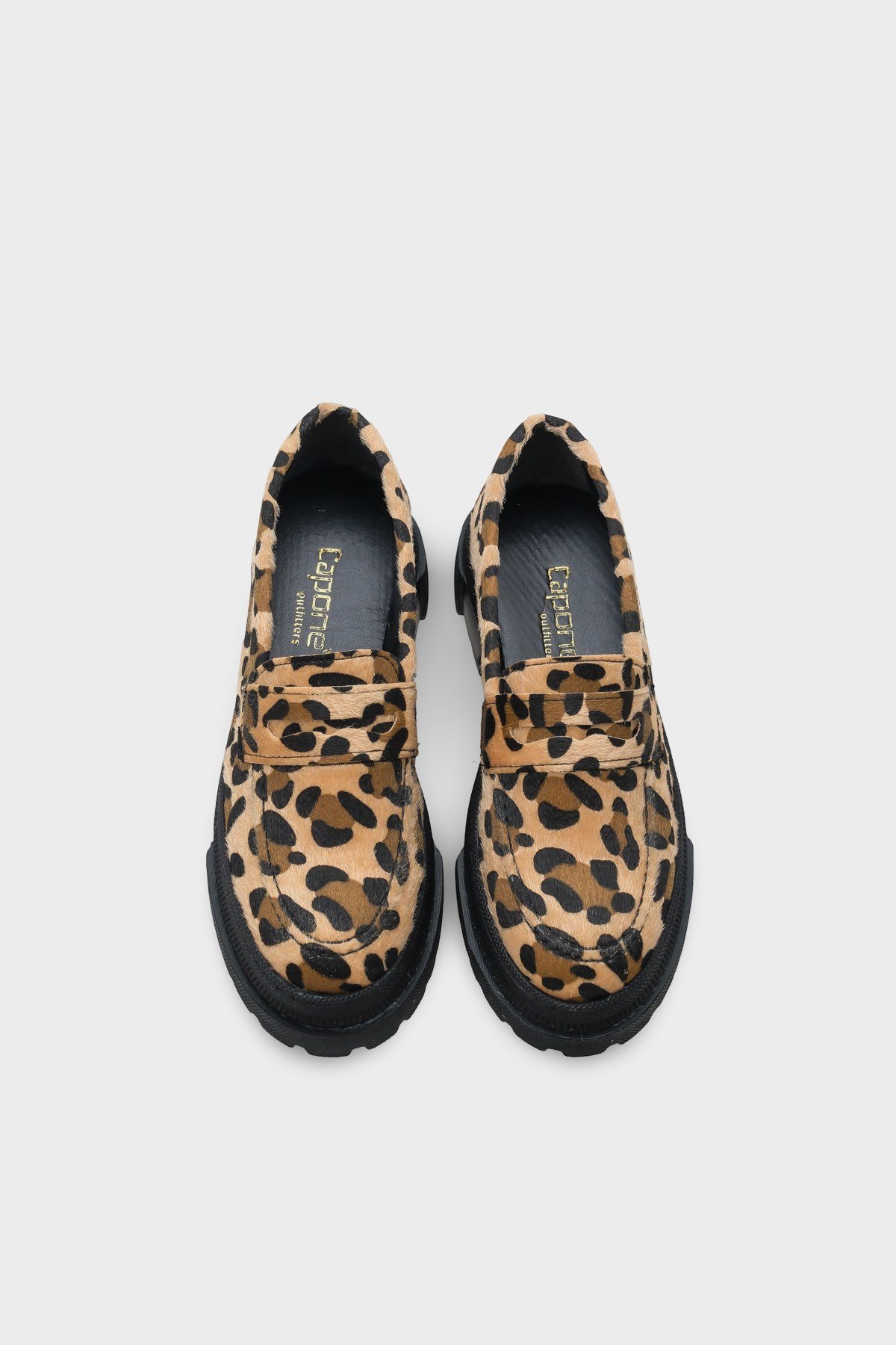 Capone Oval Toe Track Sole Patent Woman Loafer
