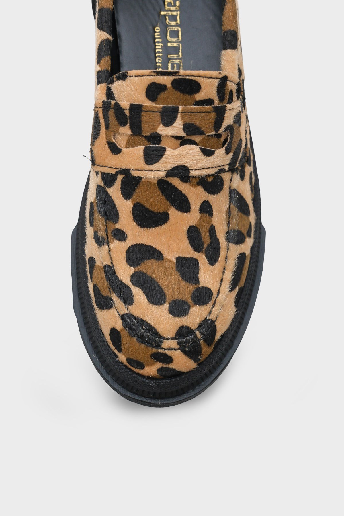 Capone Oval Toe Track Sole Patent Woman Loafer