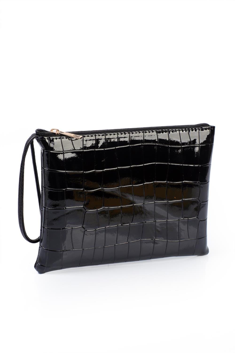 Capone Paris Mini Women Black Clutch Bag