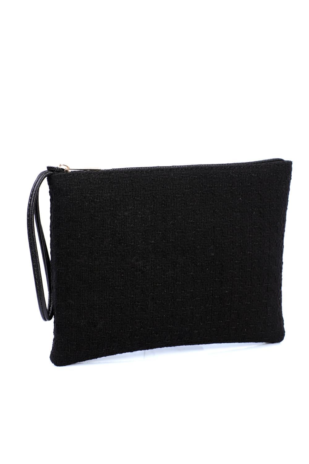 Capone Paris Mini Women Black Clutch Bag