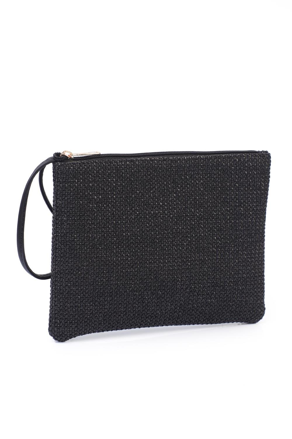 Capone Paris Mini Women Black Clutch Bag