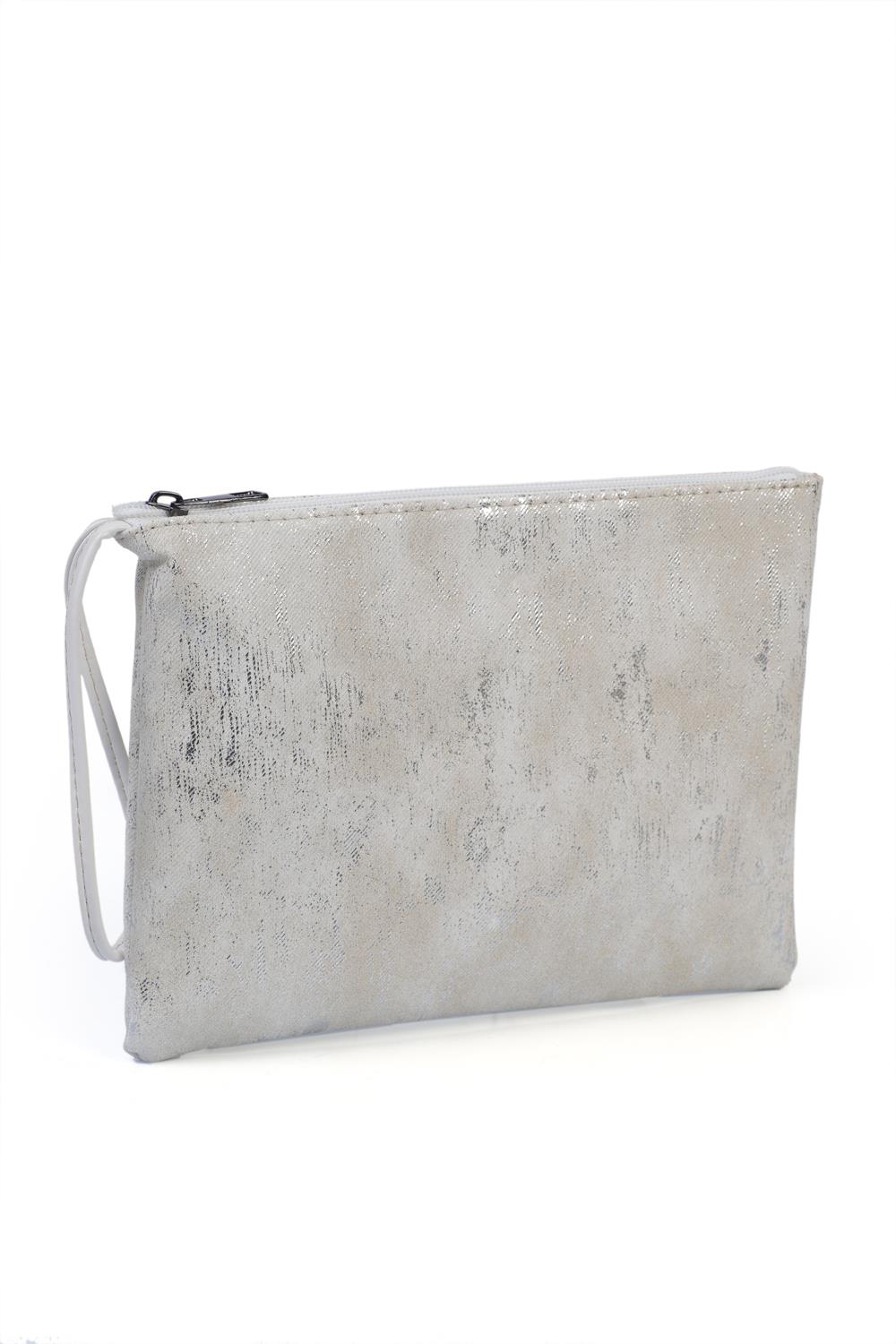 Capone Paris Mini Women White Clutch Bag