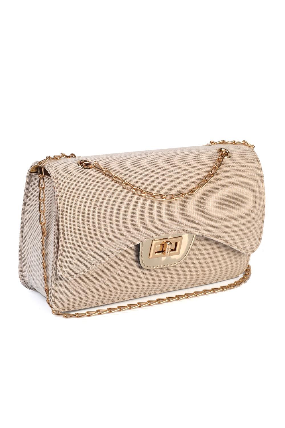 Capone Parma Women Gold Shoulder Bag