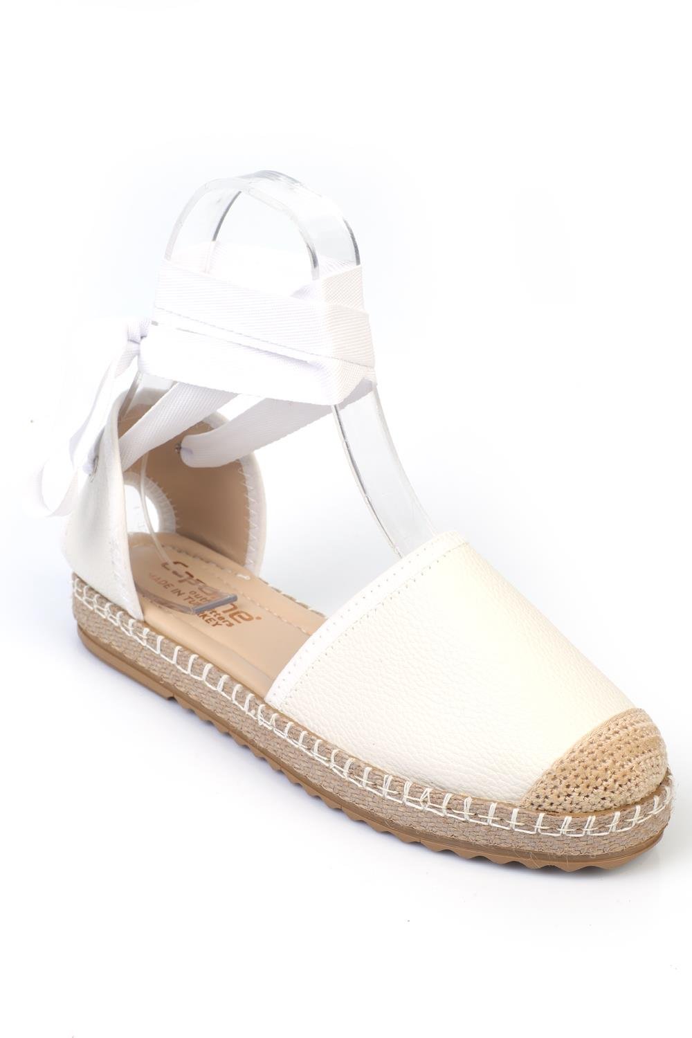 Capone Pasarella 001 Women Beyaz Espadrille
