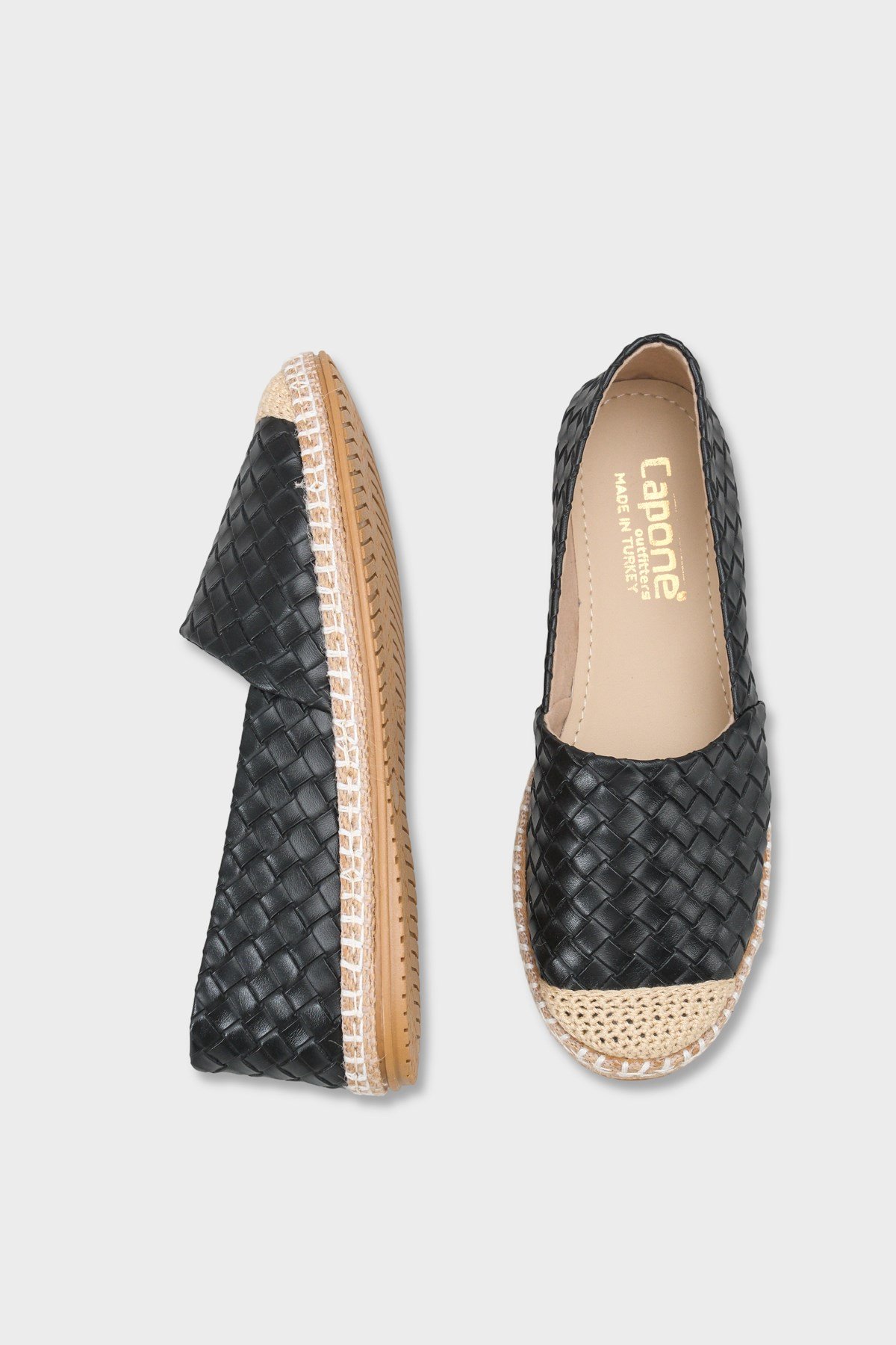 Capone Pasarella 001 Women Black Espadrille
