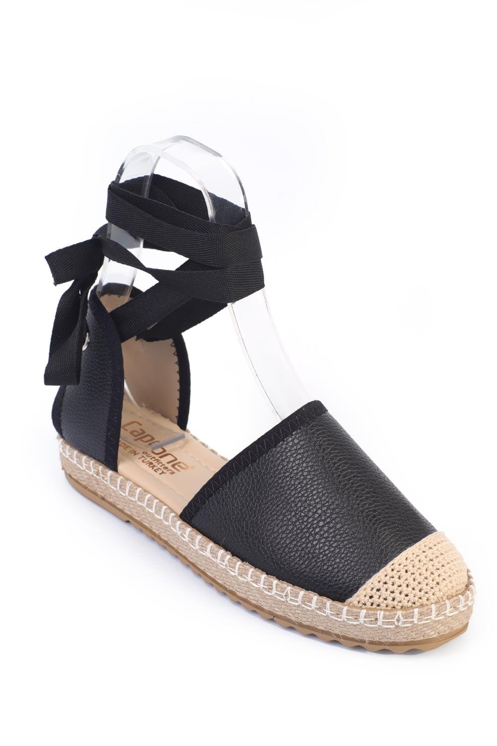 Capone Pasarella 001 Women Black Espadrille