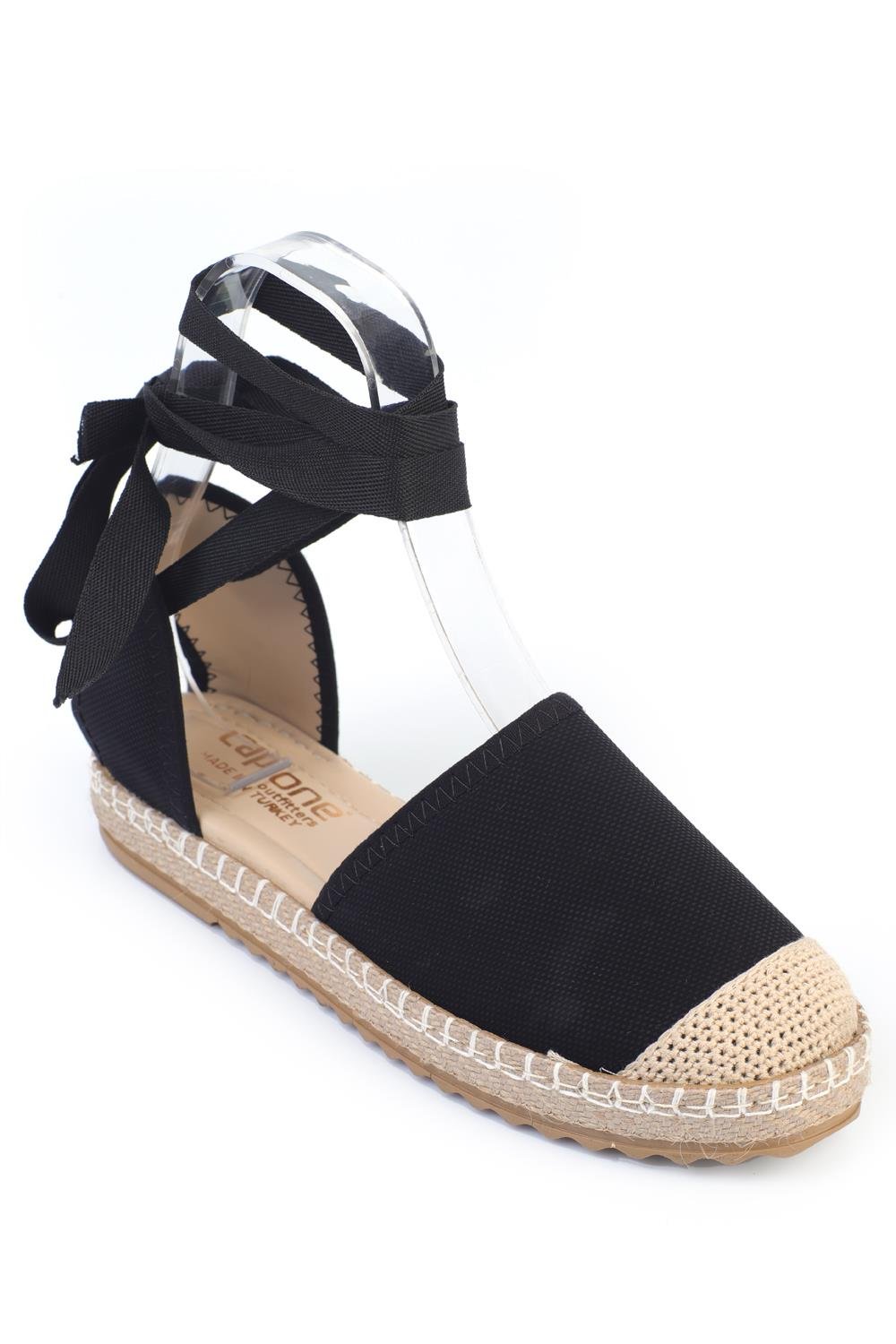 Capone Pasarella 001 Women Black Espadrille