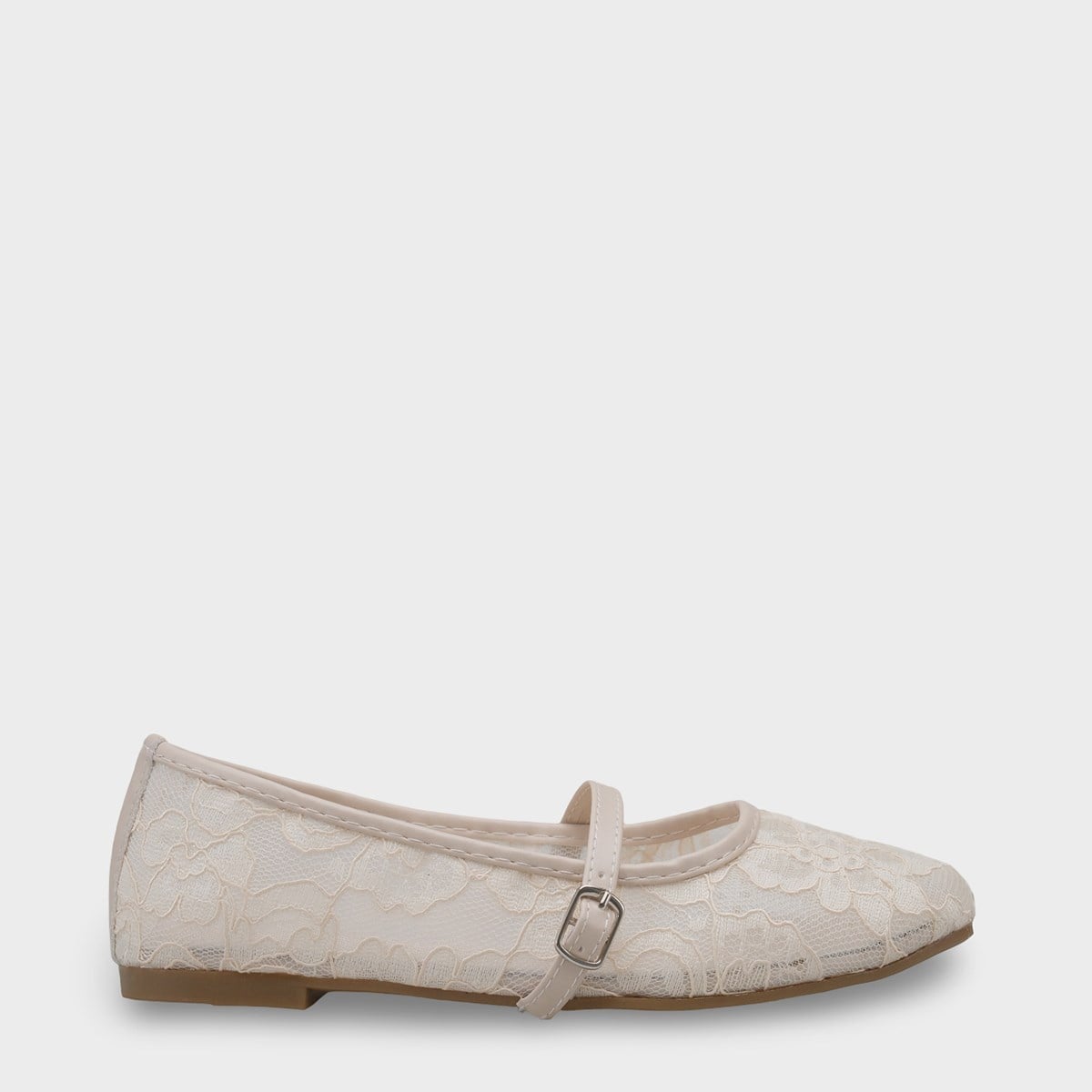 Capone Pennie Lace Mesh Embroidered Women  Ballet Flat