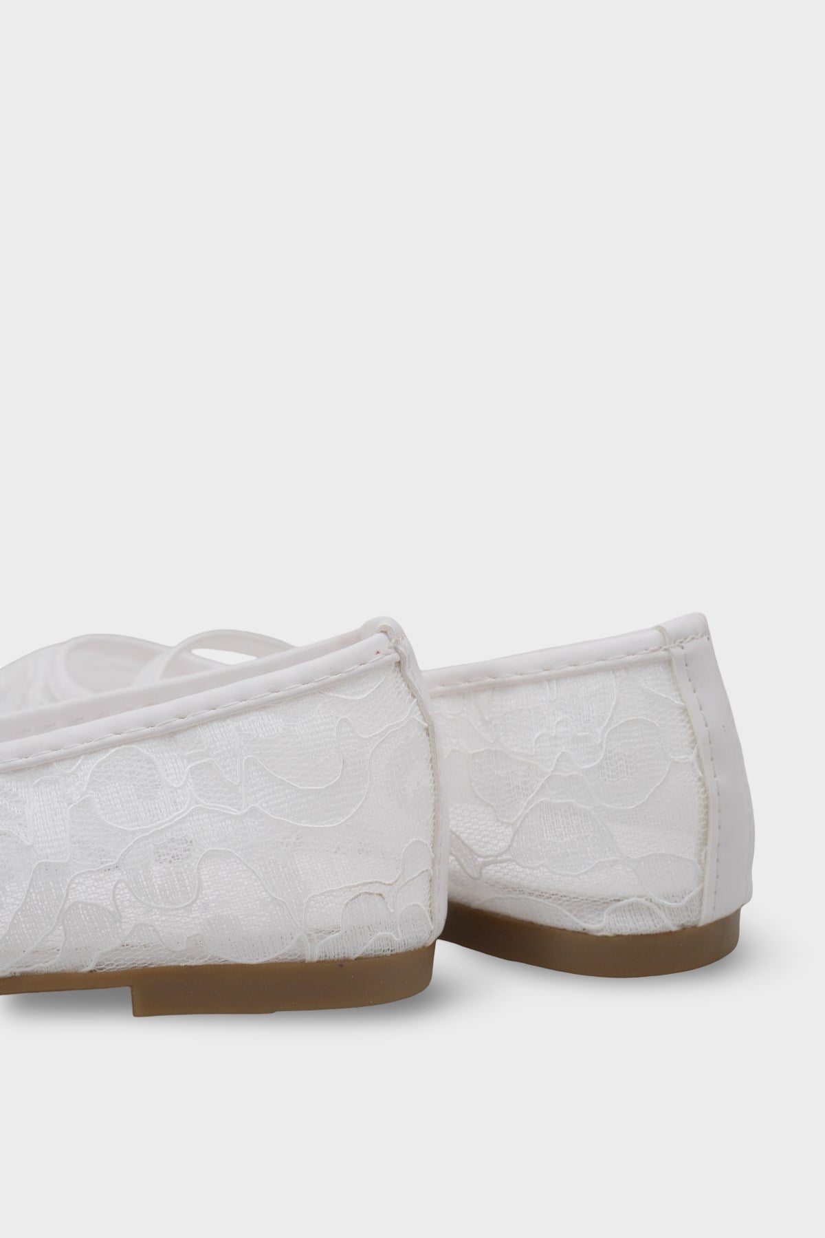 Capone Pennie Lace Mesh Embroidered Women  Ballet Flat
