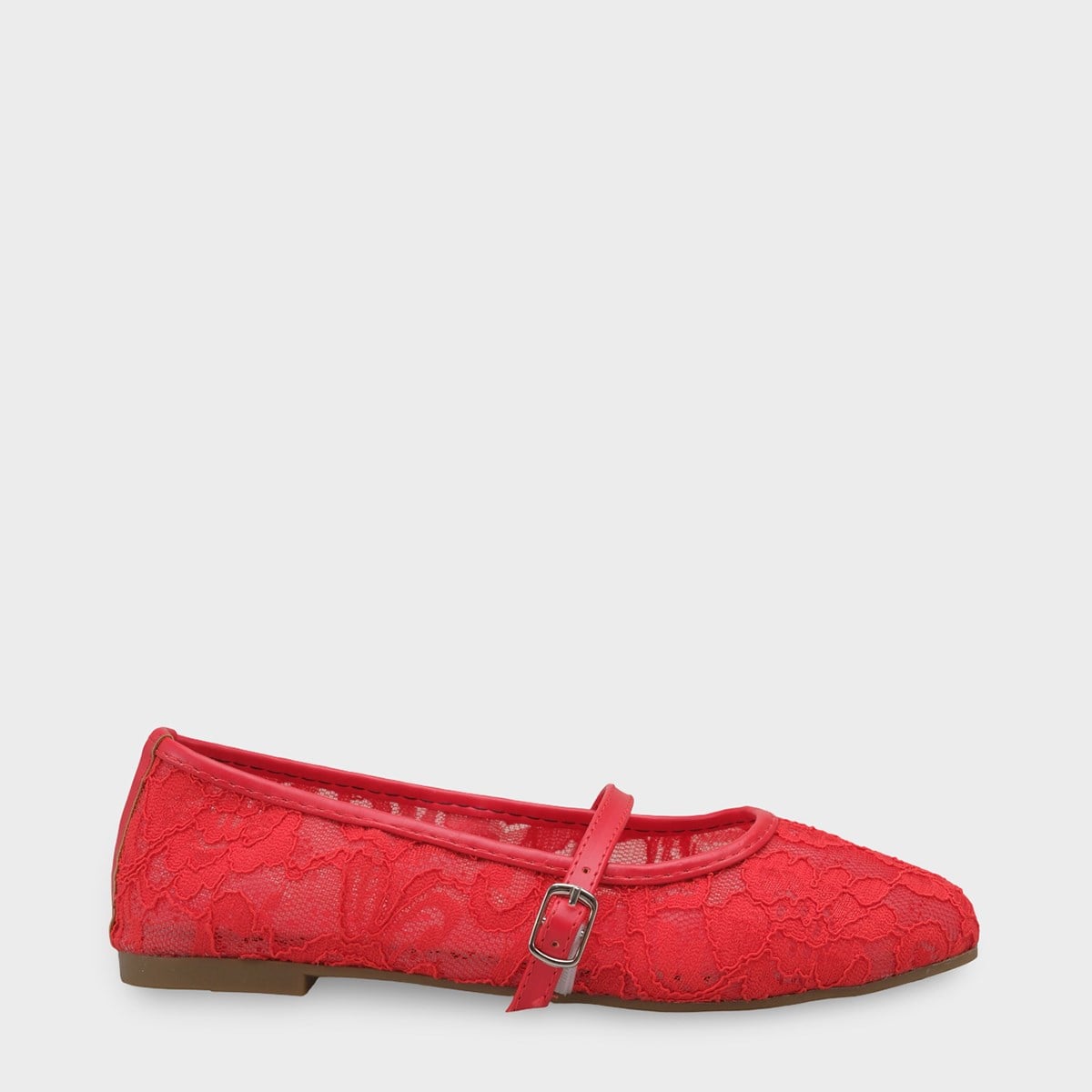 Capone Pennie Lace Mesh Embroidered Women  Ballet Flat