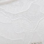 Capone Pennie Lace Mesh Embroidered Women White Ballet Flat