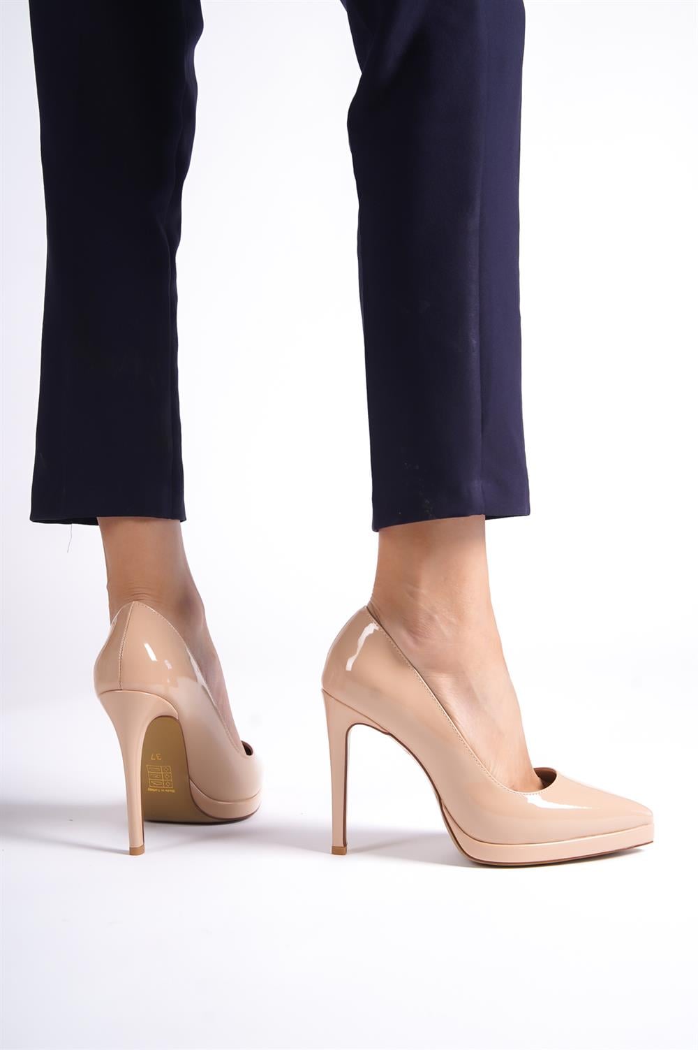 Capone Pointed Toe Platform High Heels Woman Shoes