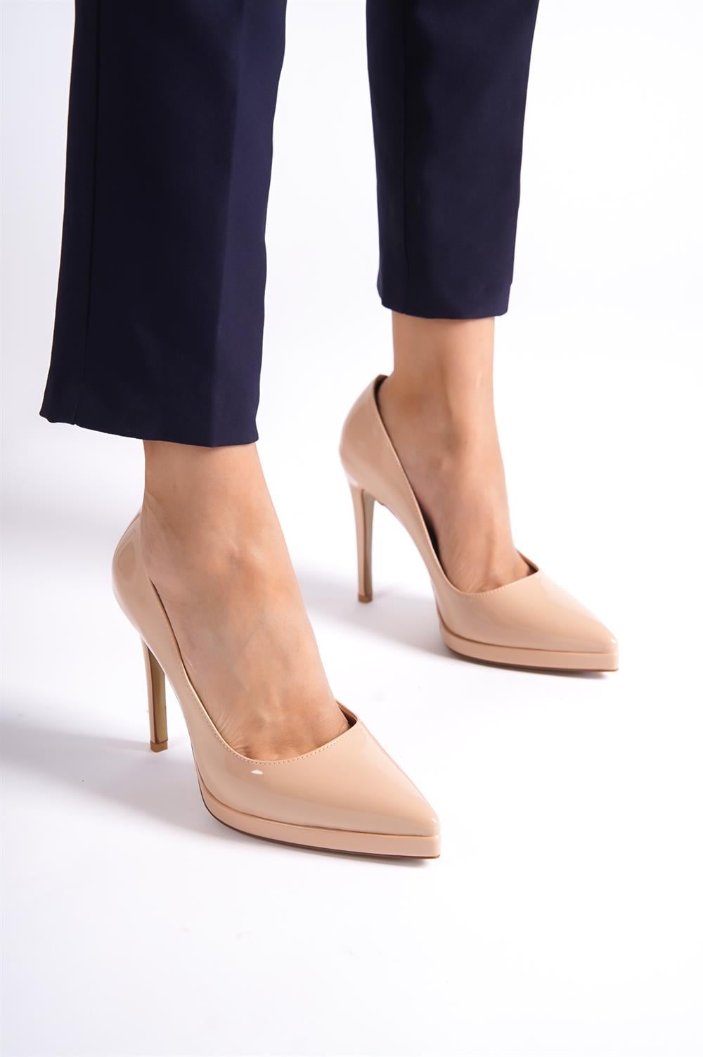Capone Pointed Toe Platform High Heels Woman Shoes