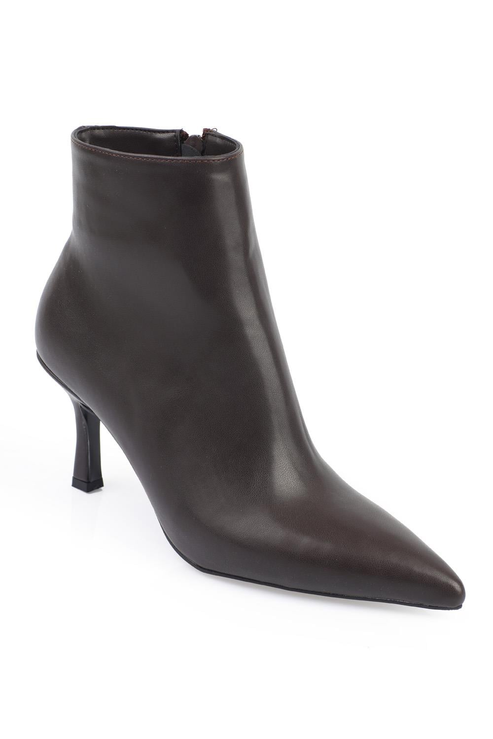 Capone Pointed Toe Woman Boots With Side Zipper