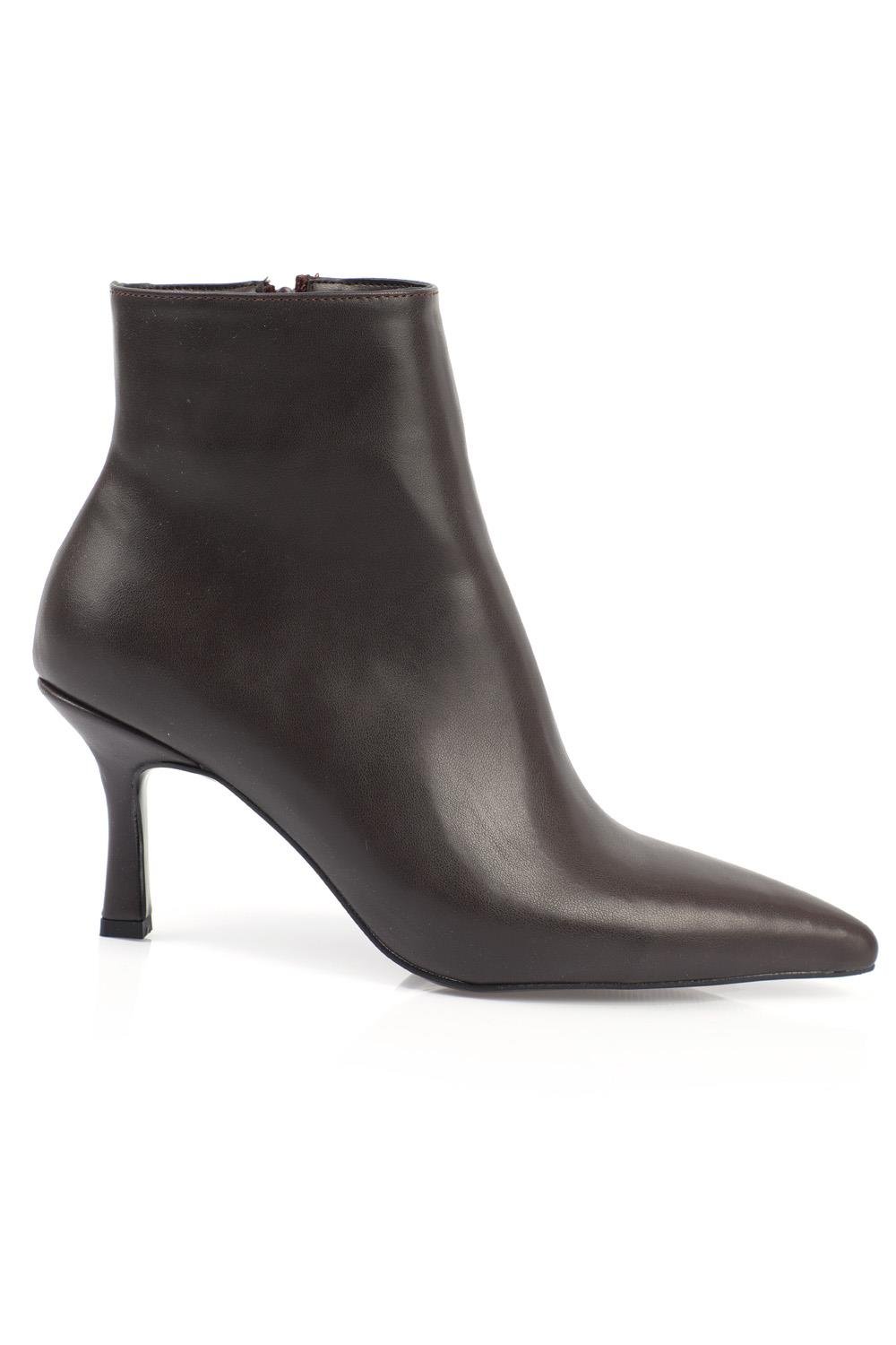 Capone Pointed Toe Woman Boots With Side Zipper