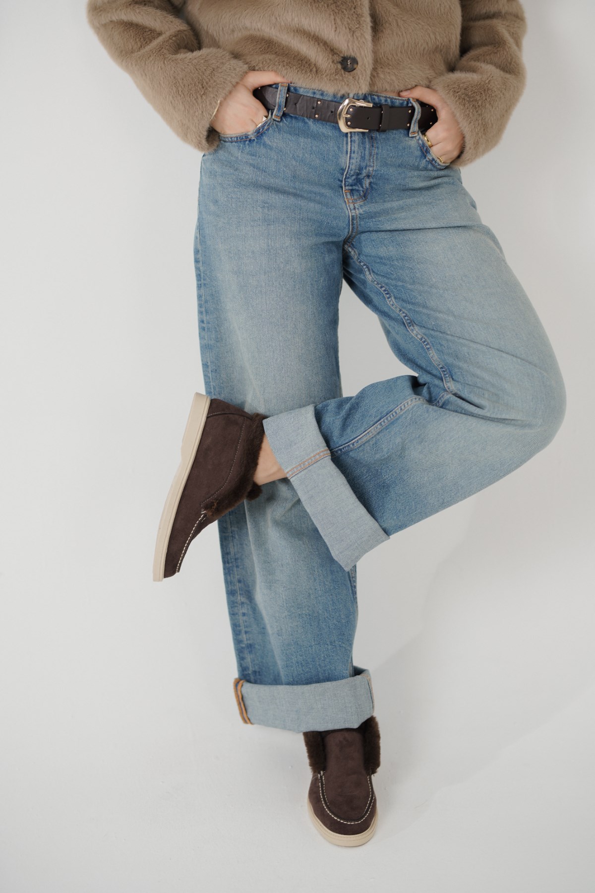 Capone Rissa Women Sued Brown Boots