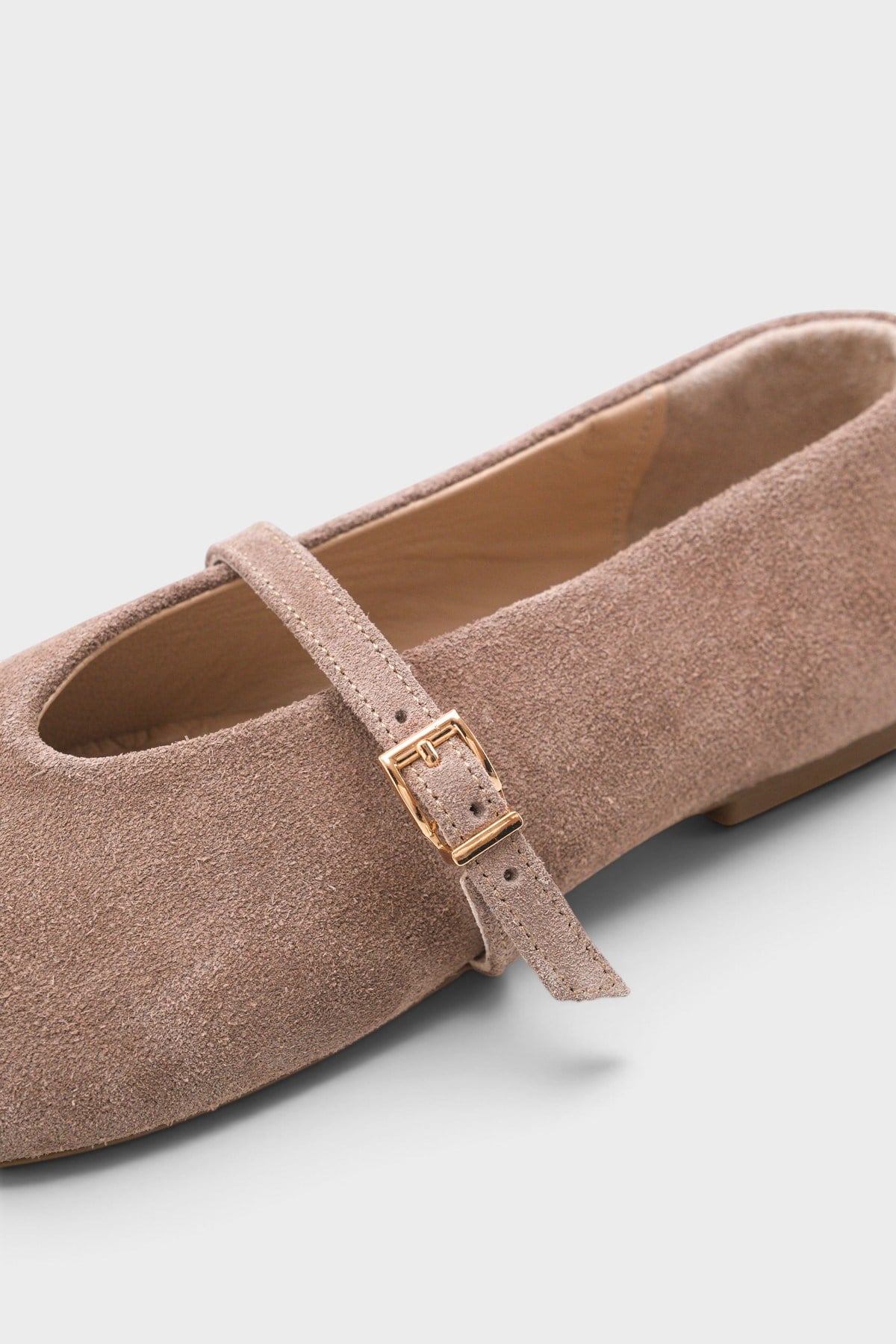 Capone Robyn Genuine Leather Women Mink Ballet Flat