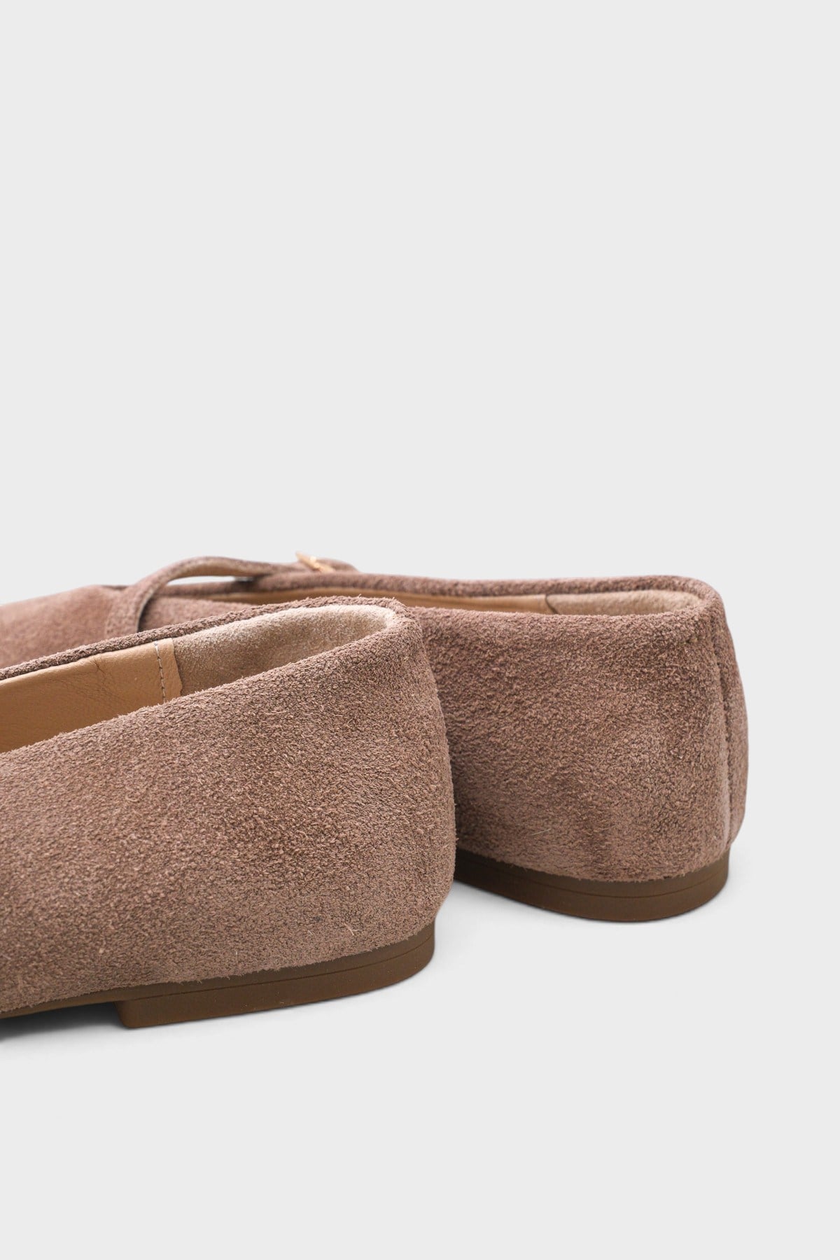 Capone Robyn Genuine Leather Women Mink Ballet Flat