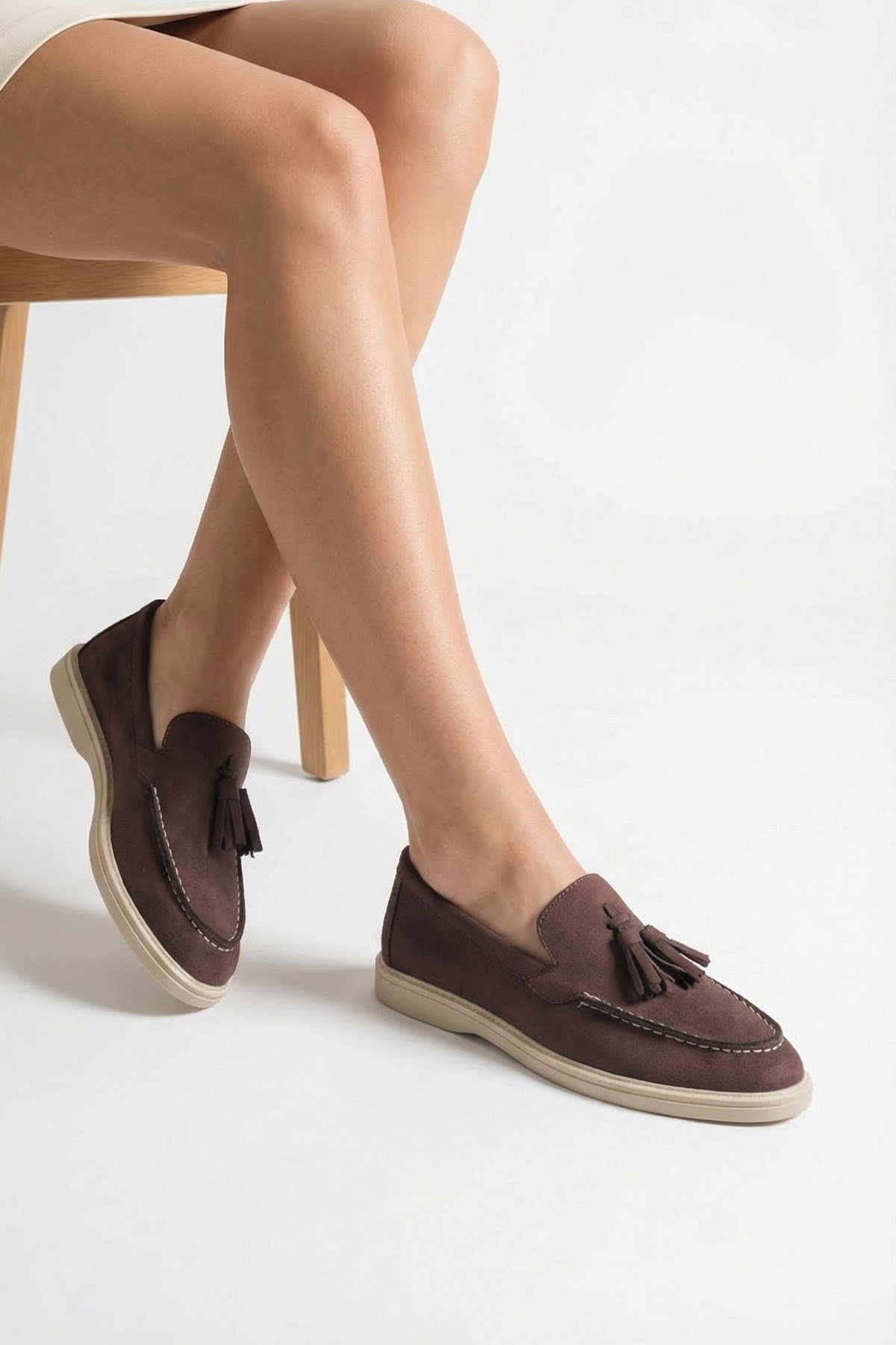 Capone Ronnica Women Sued Brown Loafer