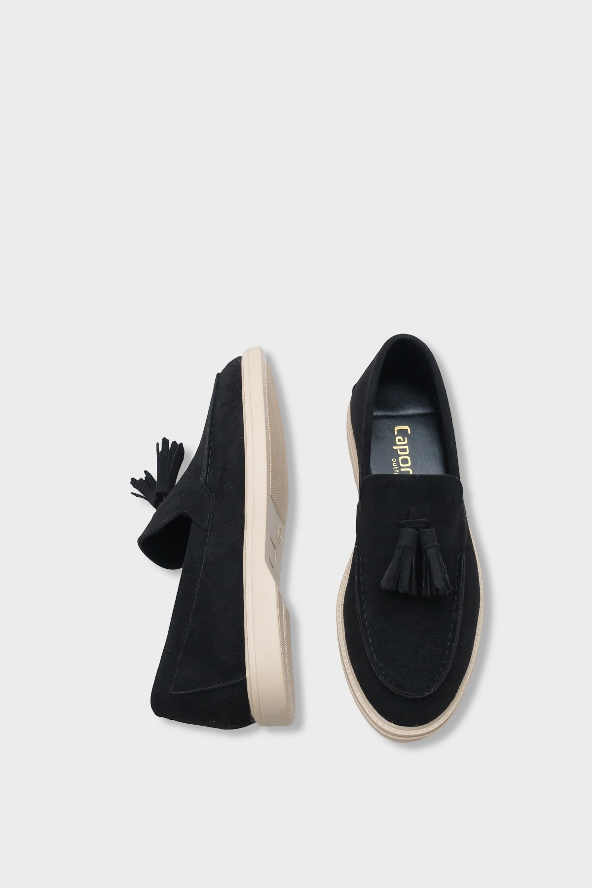 Capone Ronnica Women Suede Black Loafer