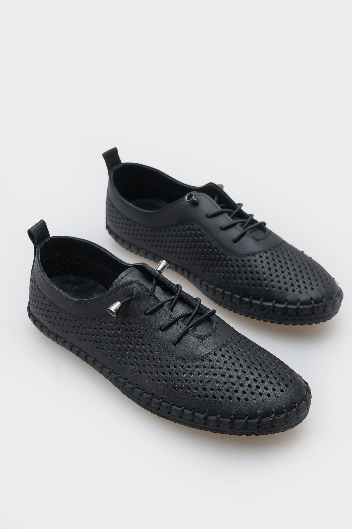 Capone Rubia Genuine Leather Soft Comfort Sole Women Black Ballet Flat