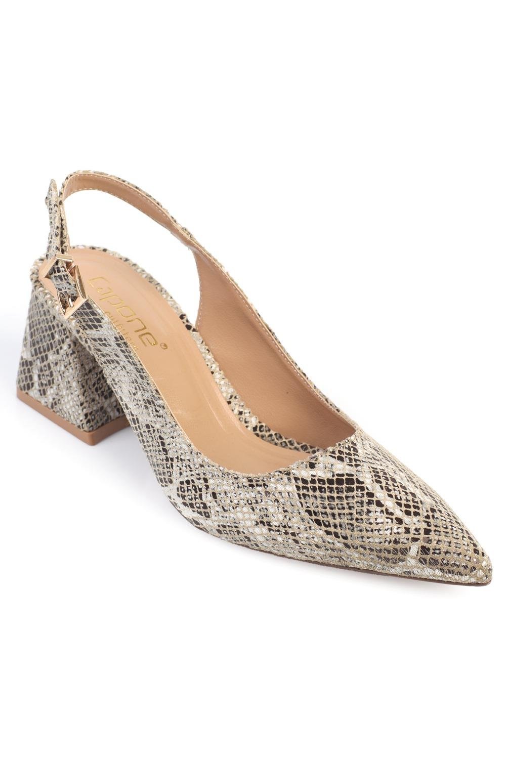 Capone Ruby Soft Padded Insole Women  Heeled Shoes