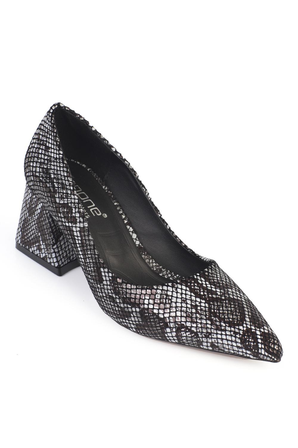 Capone Sabrina Mid Heel Soft Padded Insole Women  Shoes