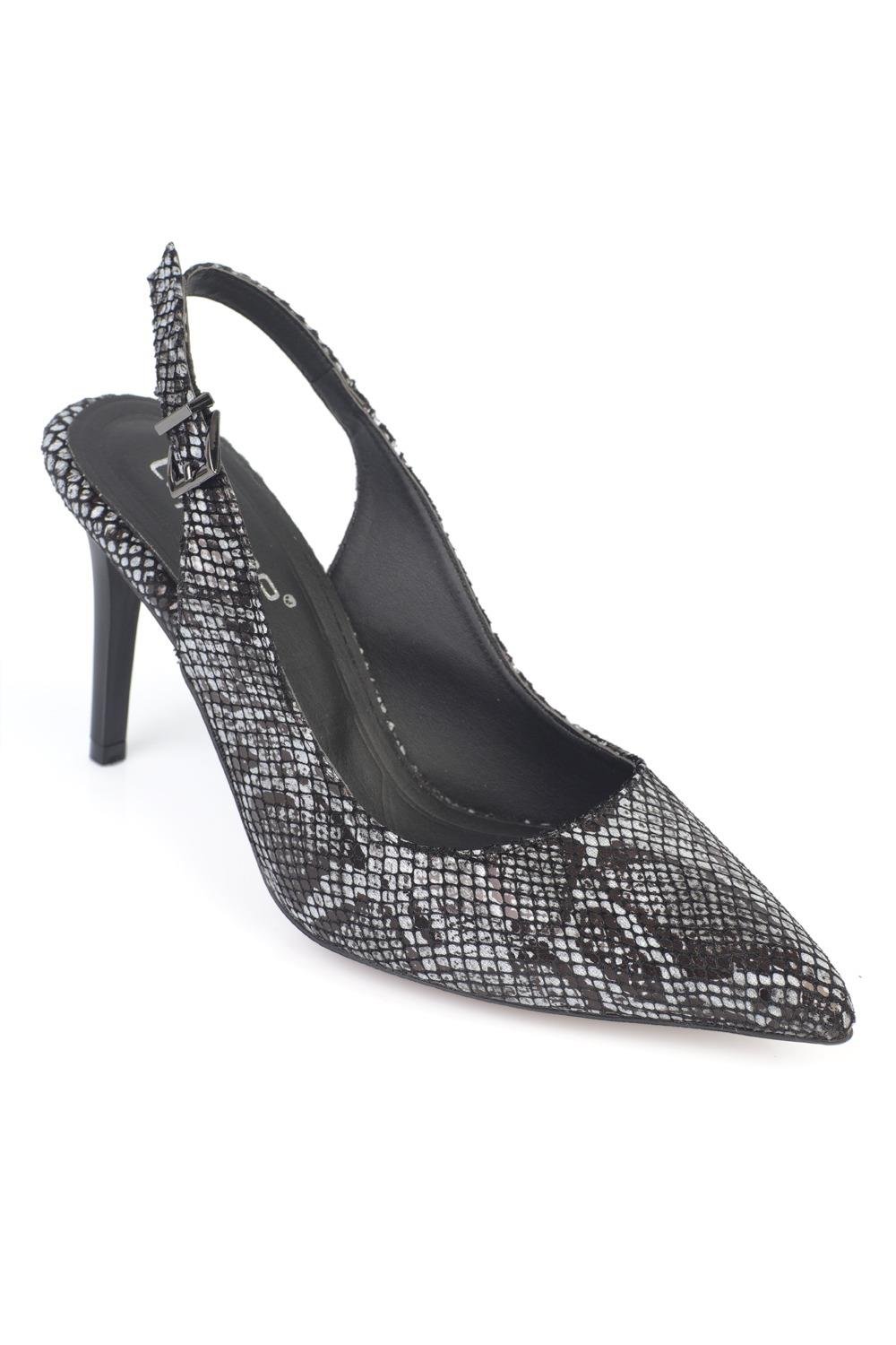 Capone Sally Slingback Mid Heel Soft Padded Insole Women  Shoes