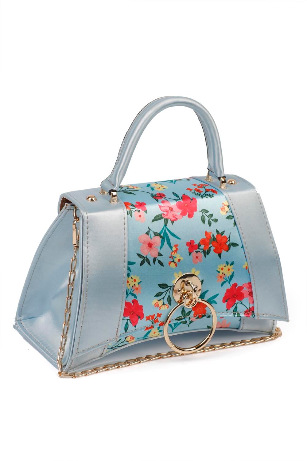 Capone Savonita Special Women Baby Blue Handbag